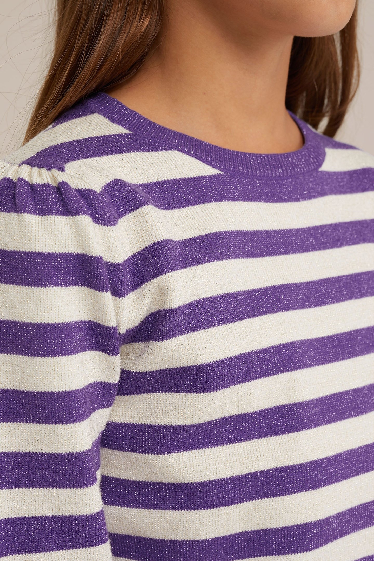 KNITTED PULLOVER PURPLE 5