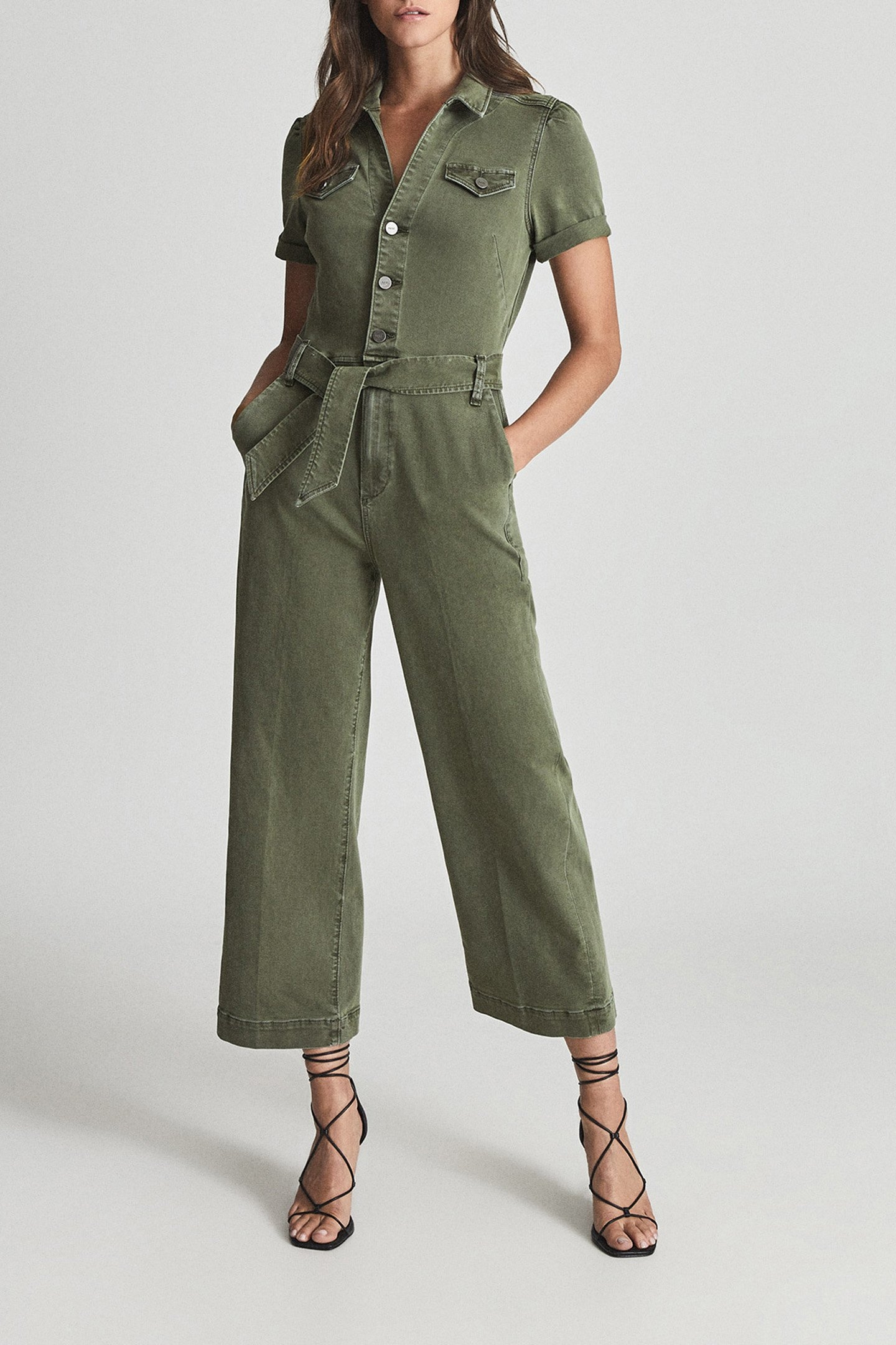 ANESSA-SHORT SLEEVE ANESS GREEN 1