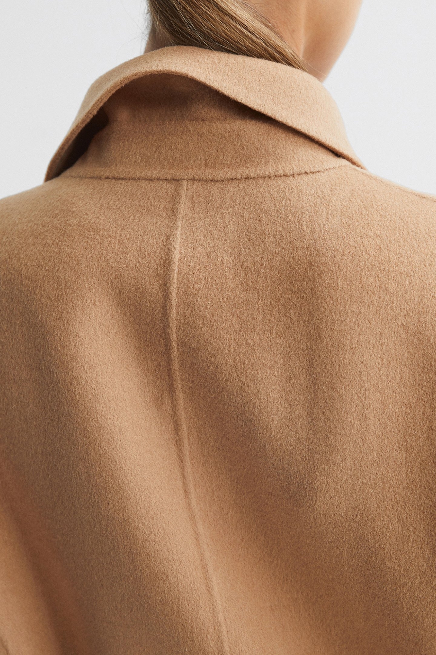 BROOKS-BLINDSEAM BELTED C CAMEL 5