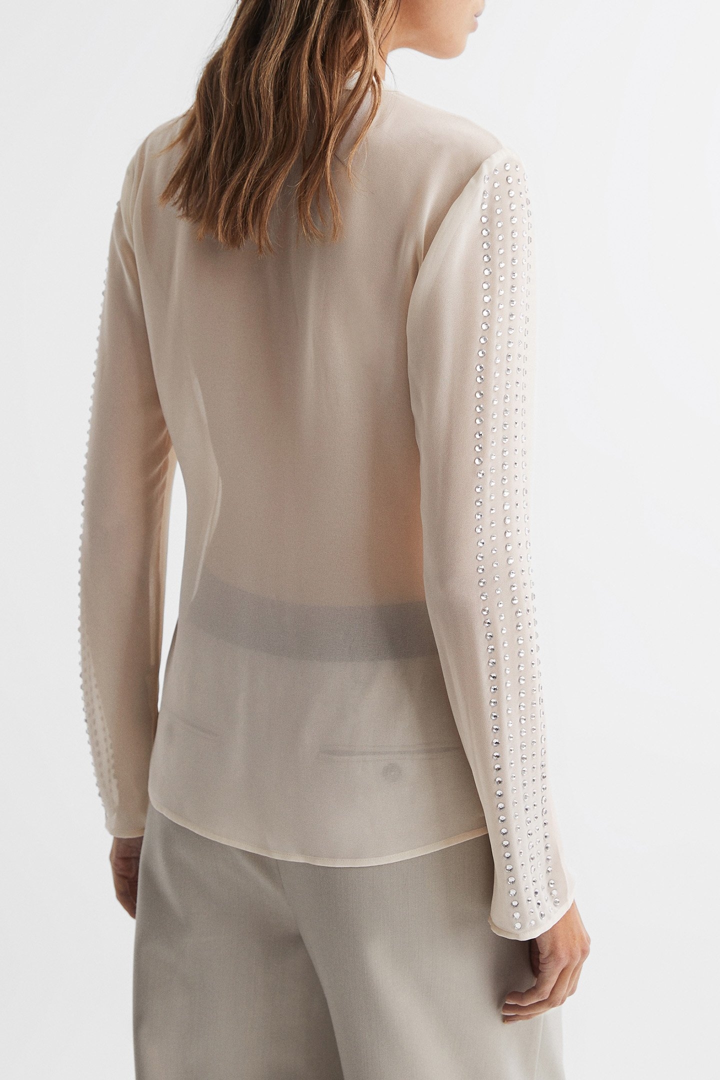 ROBYN-EMBELLISHED BLOUSE CREAM 2