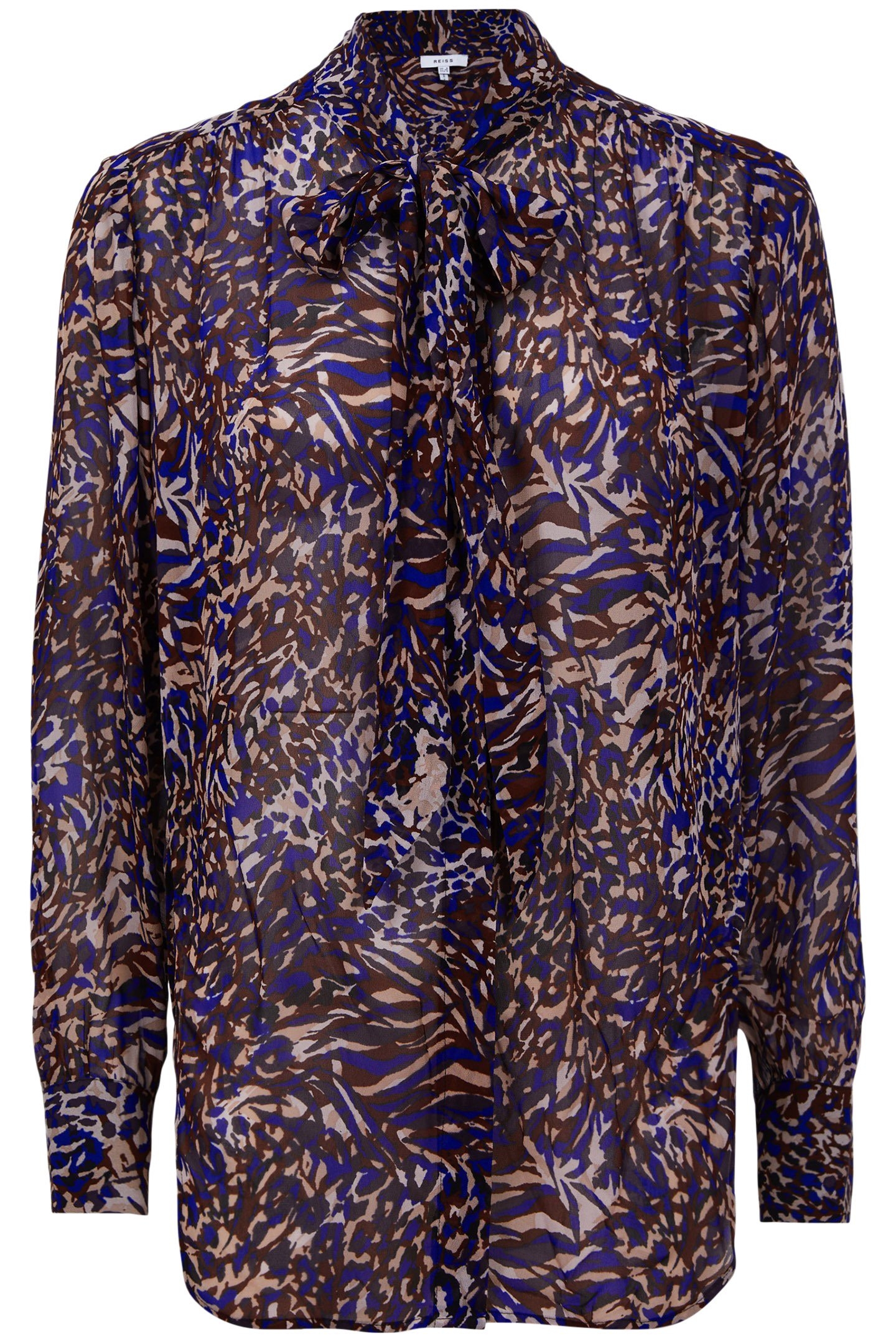 TORA-ANIMAL PRINT NECK TO BLUE 3