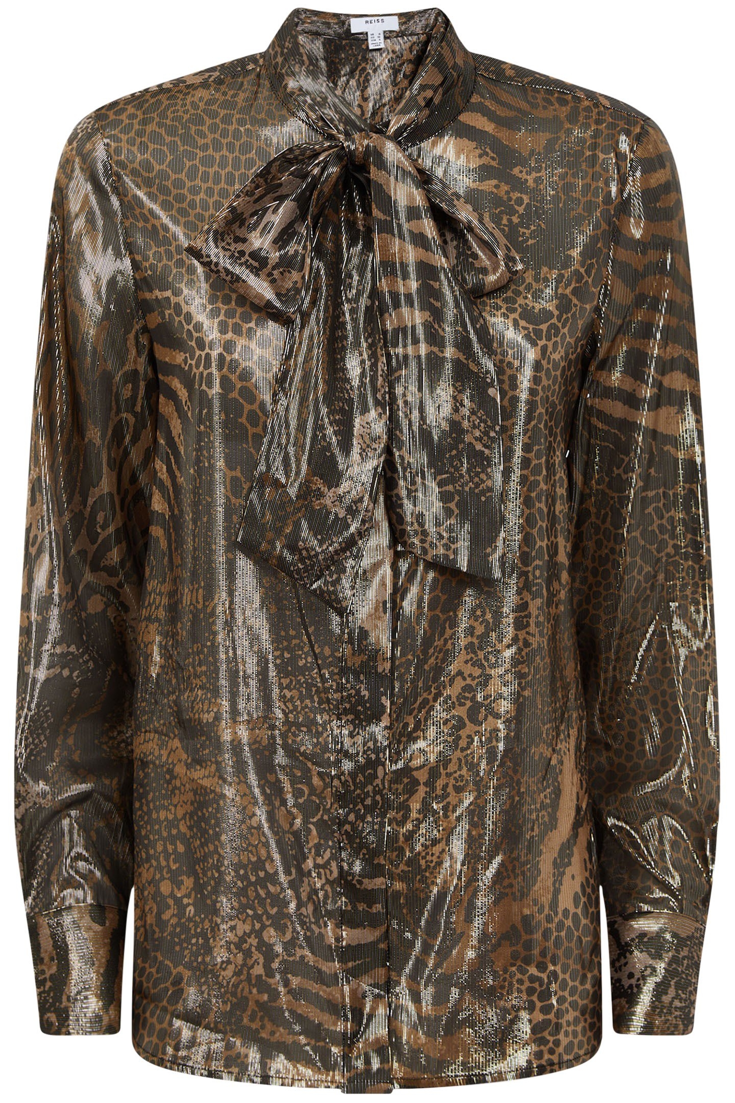 METALLIC BLOUSE GOLD 3