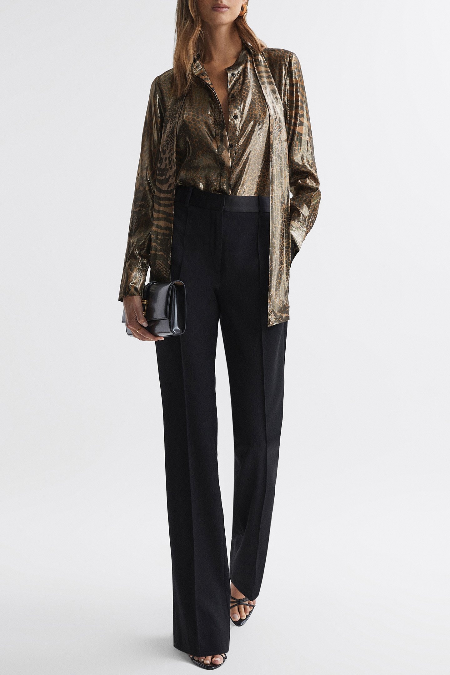 METALLIC BLOUSE GOLD 1