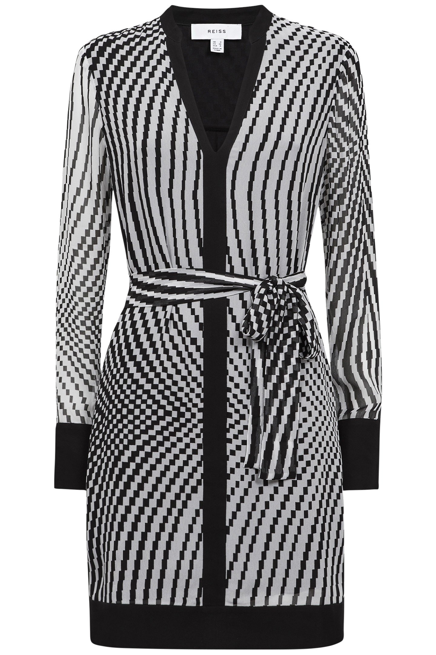 CHECK FLIPPY BLACK/WHITE 4