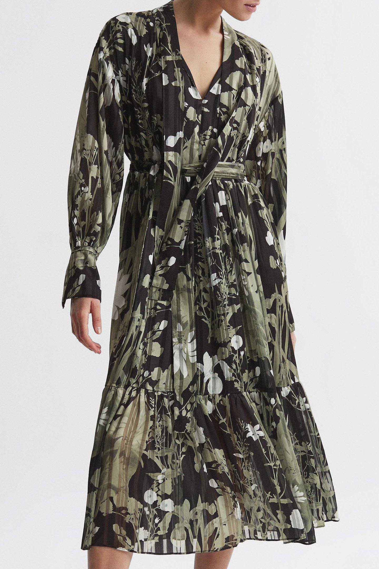 FLORAL MIDI PRINT GREEN 1