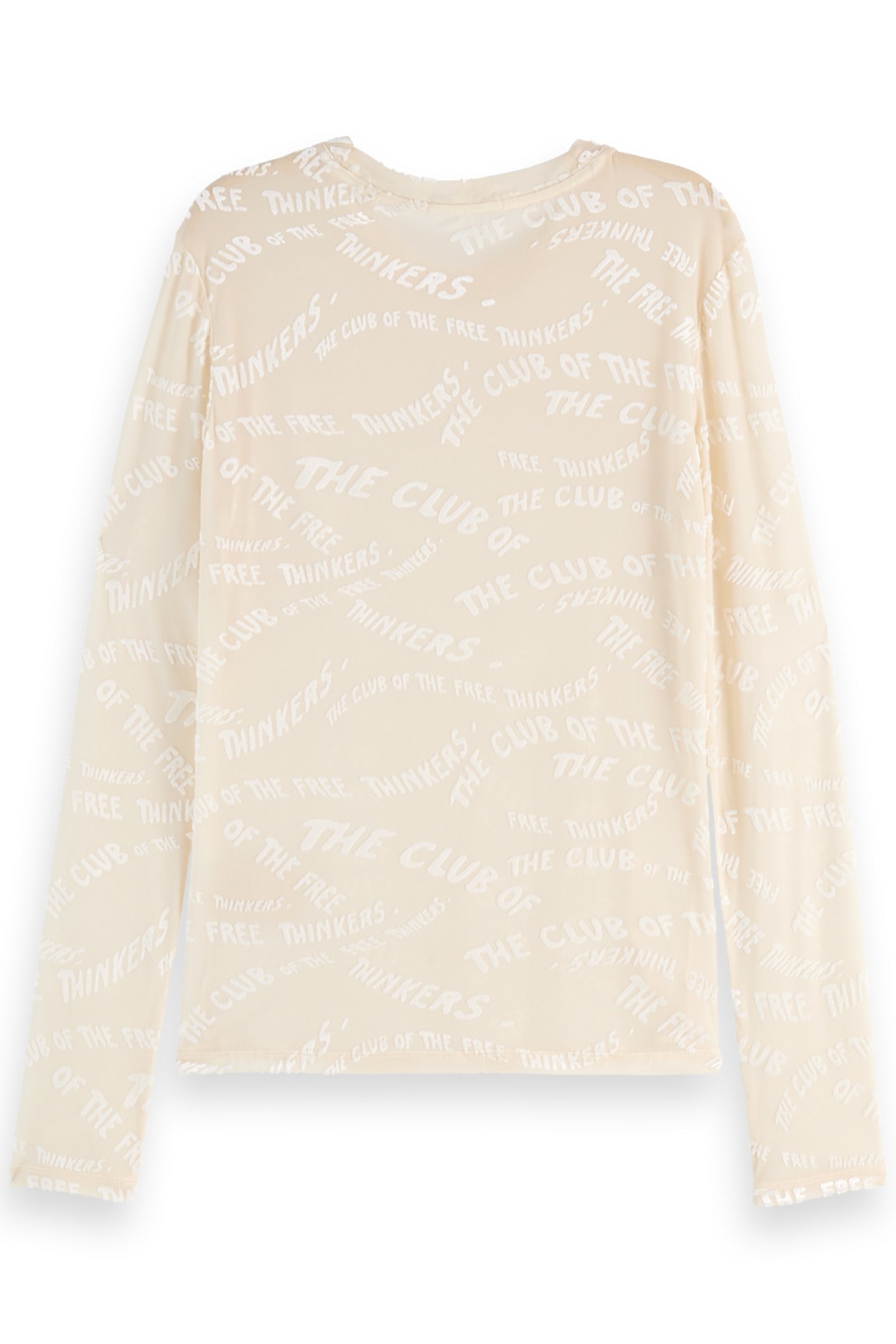 BURN OUT AOP LONG SLEEVE T-SHIRT SOFT ICE 5