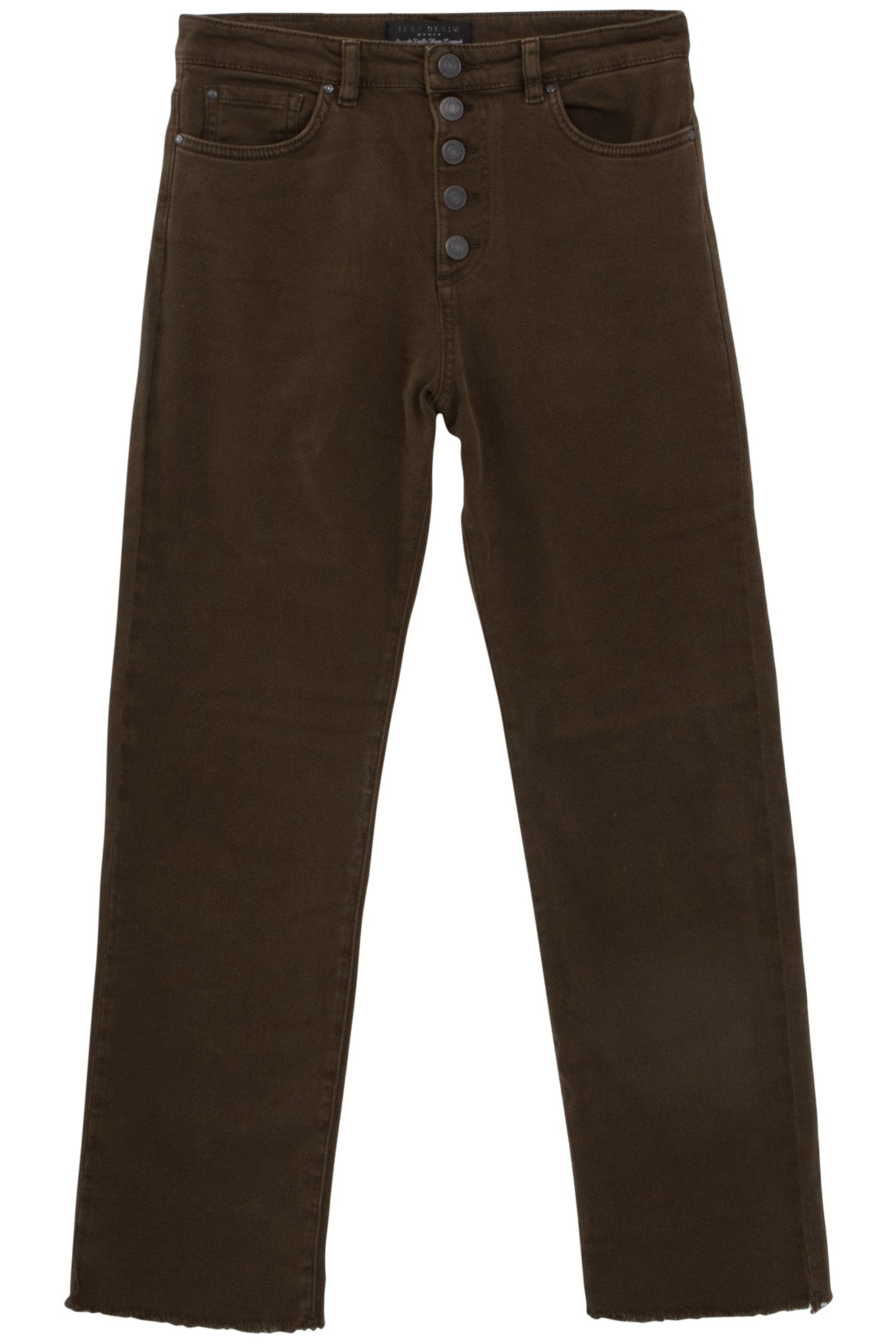 STRAIGHT WAKAME WATERLESS JEANS WITH LOW BUTTON FASTENING 4