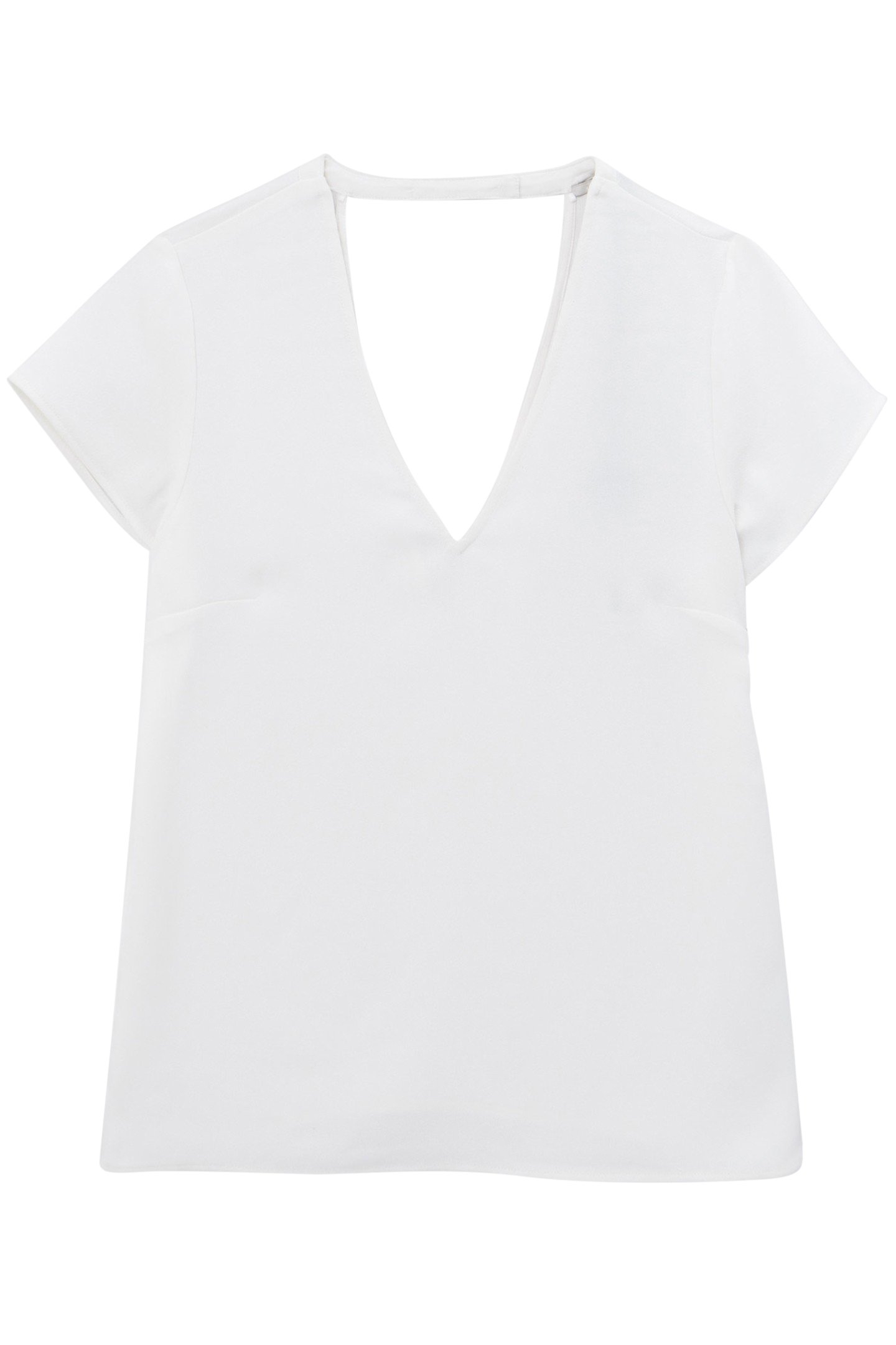 OFF-WHITE RECYCLED TOP WITH NECKLACE ON BACK 5