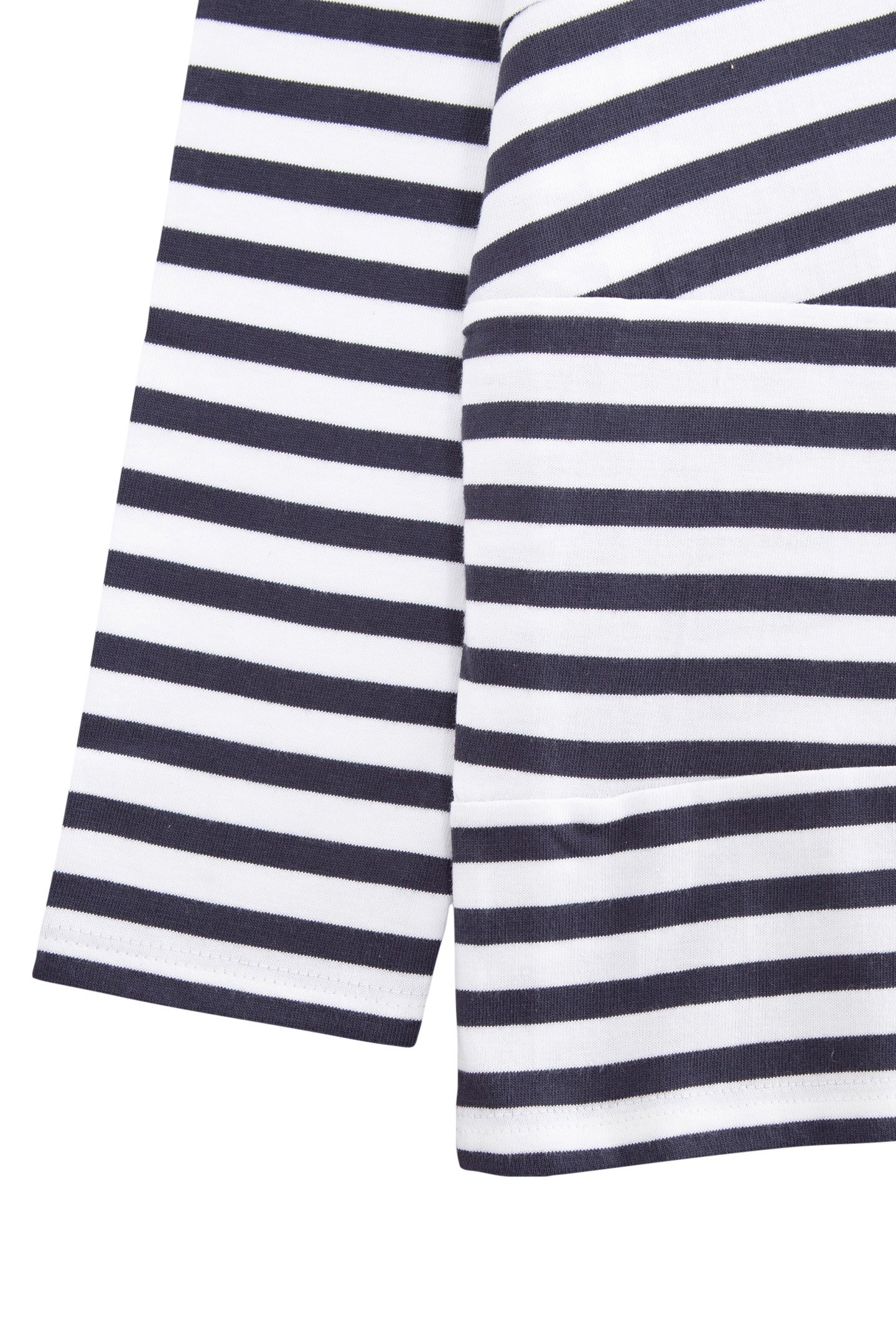 BOYS’ NAVY ORGANIC COTTON T-SHIRT, CUT-OUTS AND EMBROIDERY 5