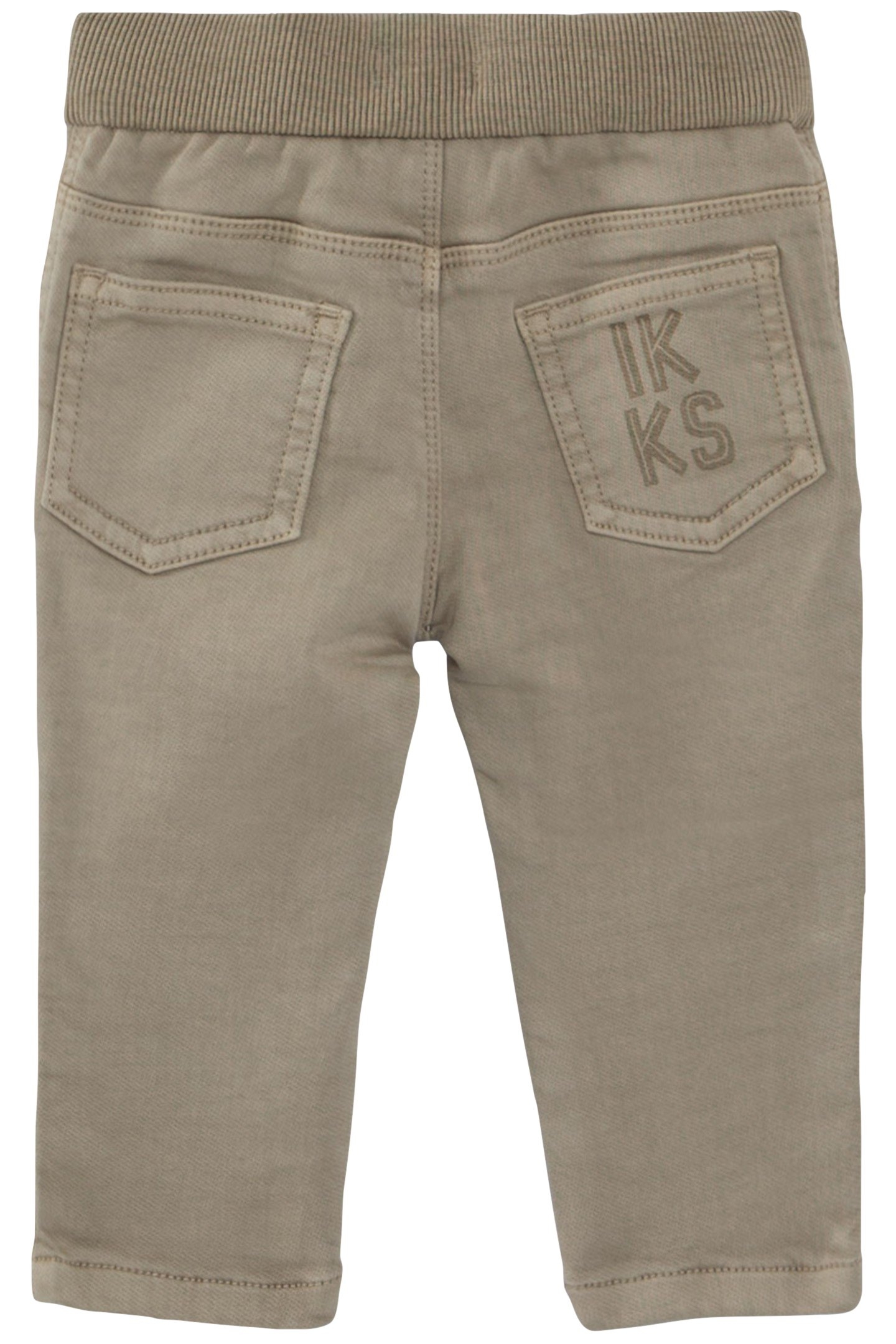 BABY BOYS’ BEIGE JEANS WITH ARMY PRINT 2