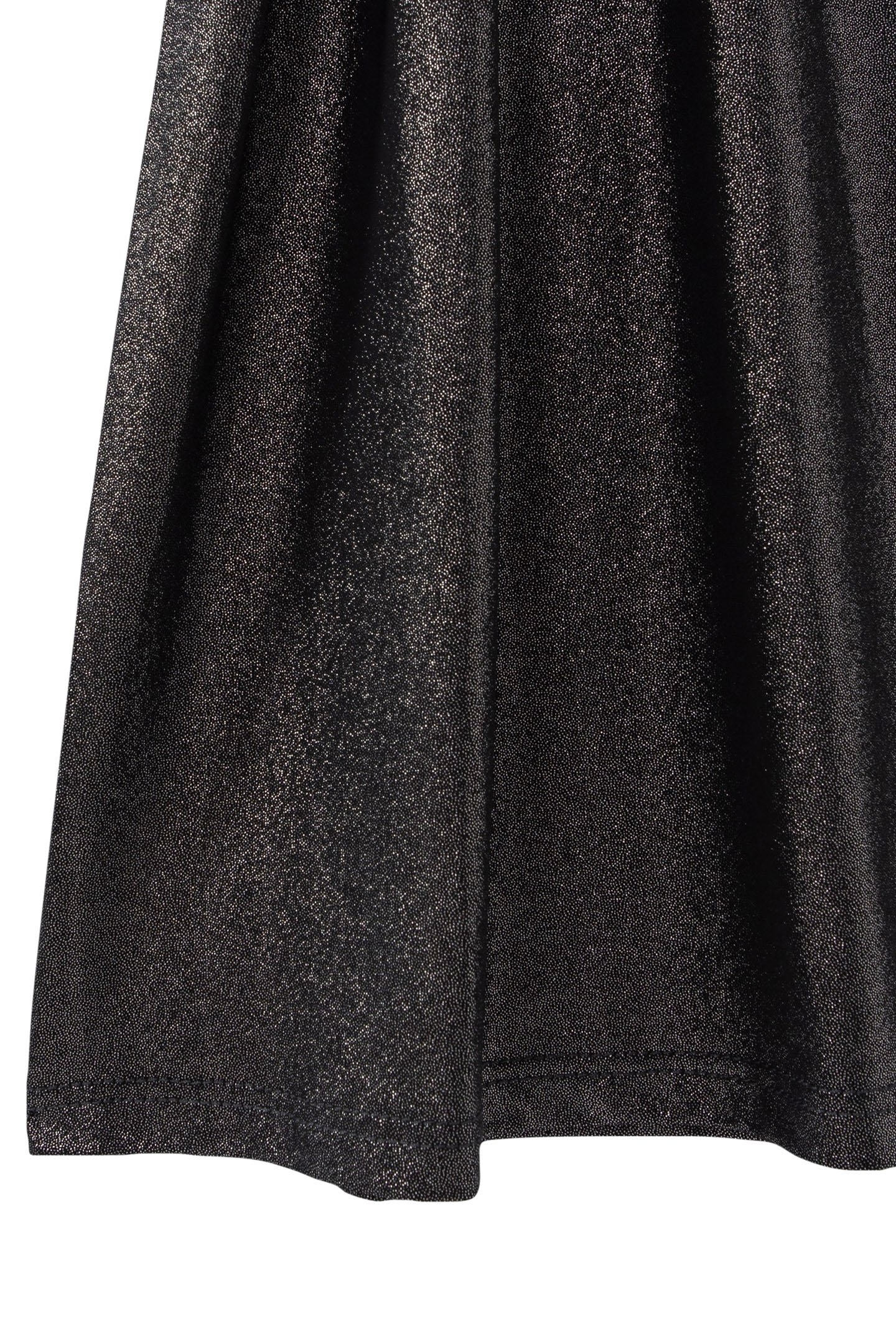 GIRLS’ SILVER LAMÉ KNIT BELTED DRESS 5