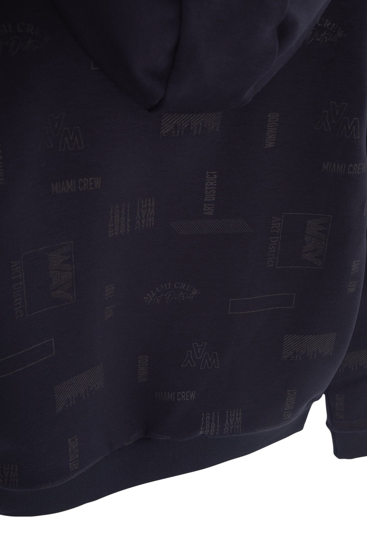 BOY’S NAVY PRINT HOODIE WITH TONE-ON-TONE ARTY PRINT 6