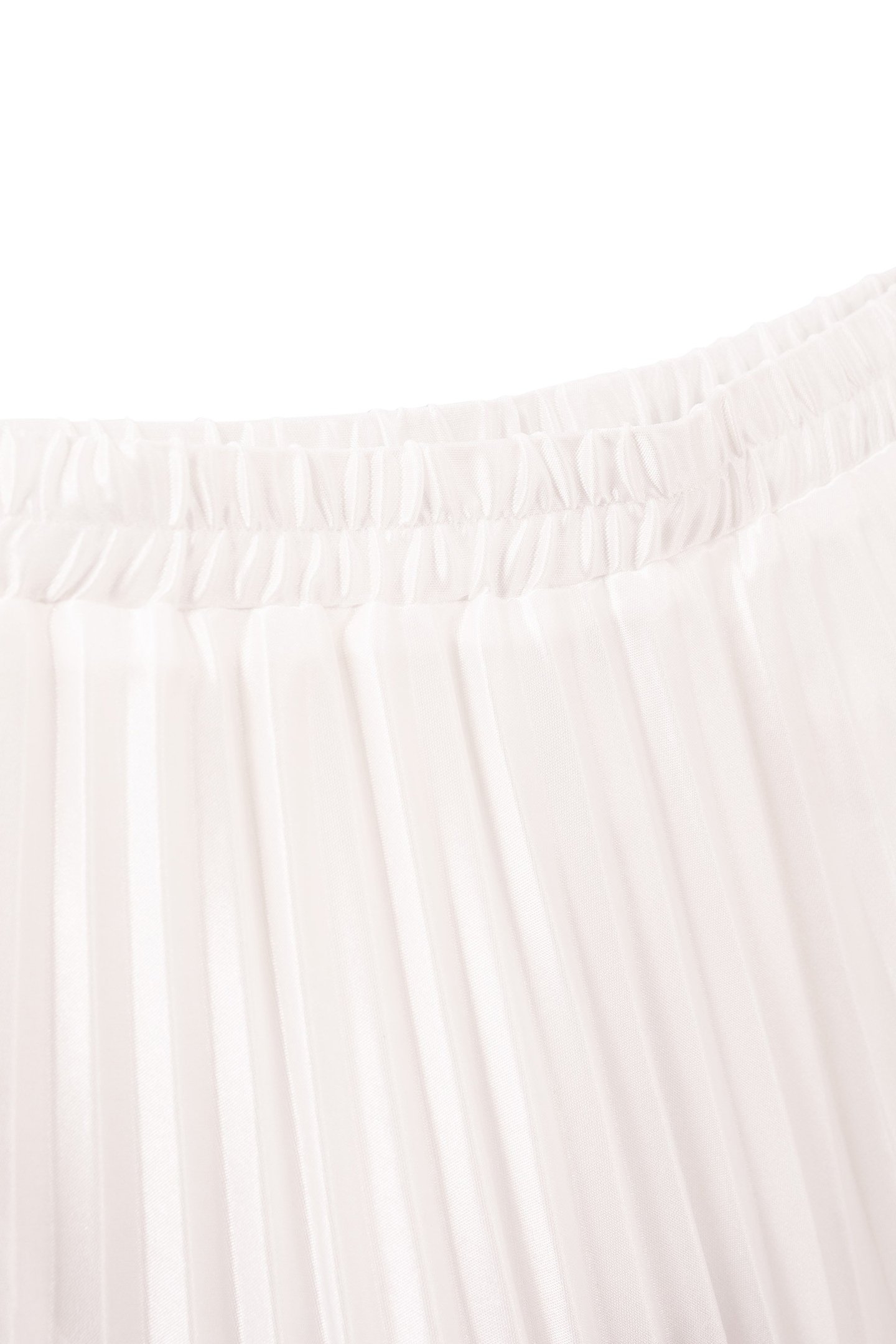 GIRLS’ WHITE PLEATED LONG SKIRT 3