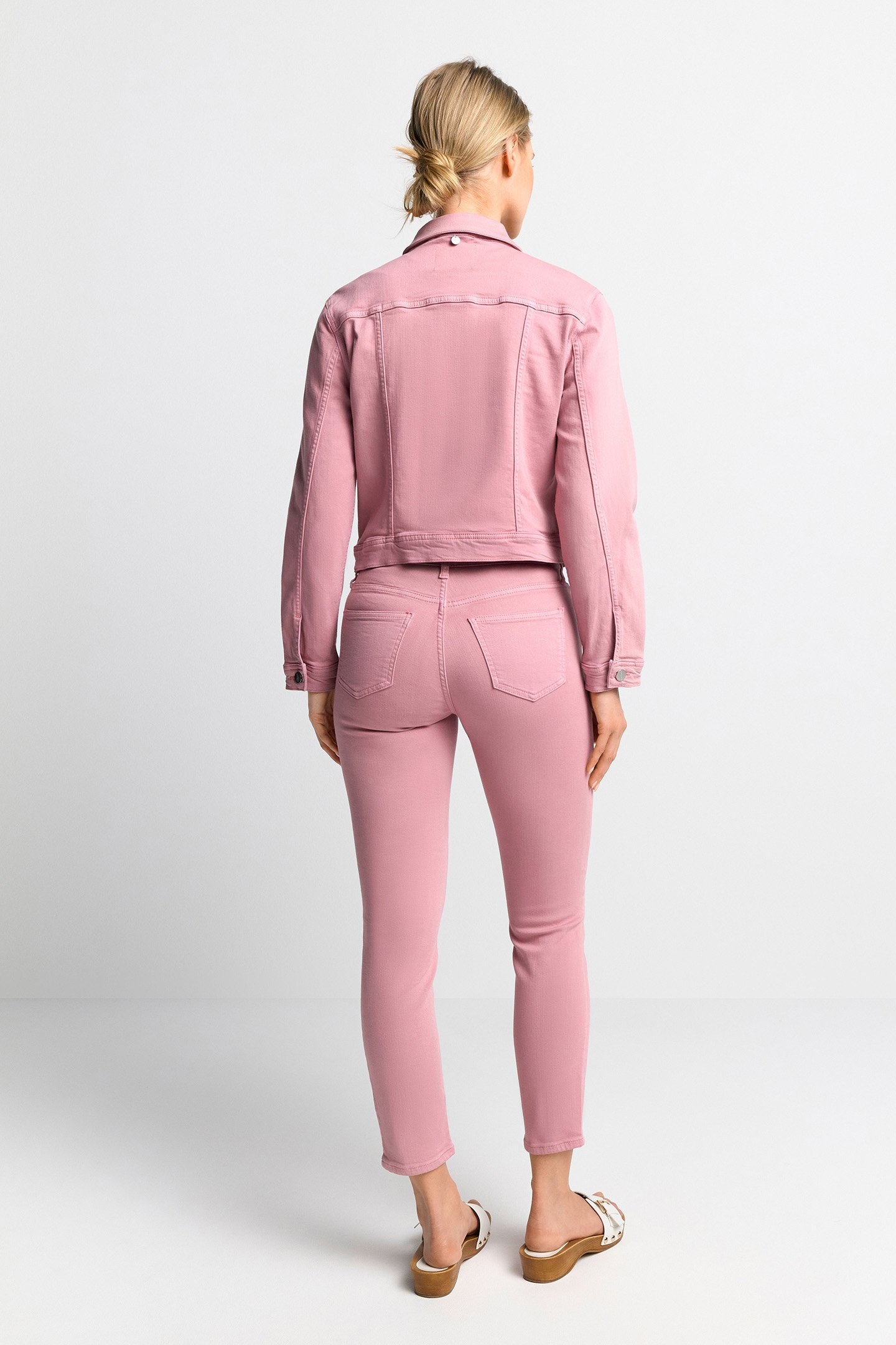 COLOURED DENIM JACKET WOODROSE 3