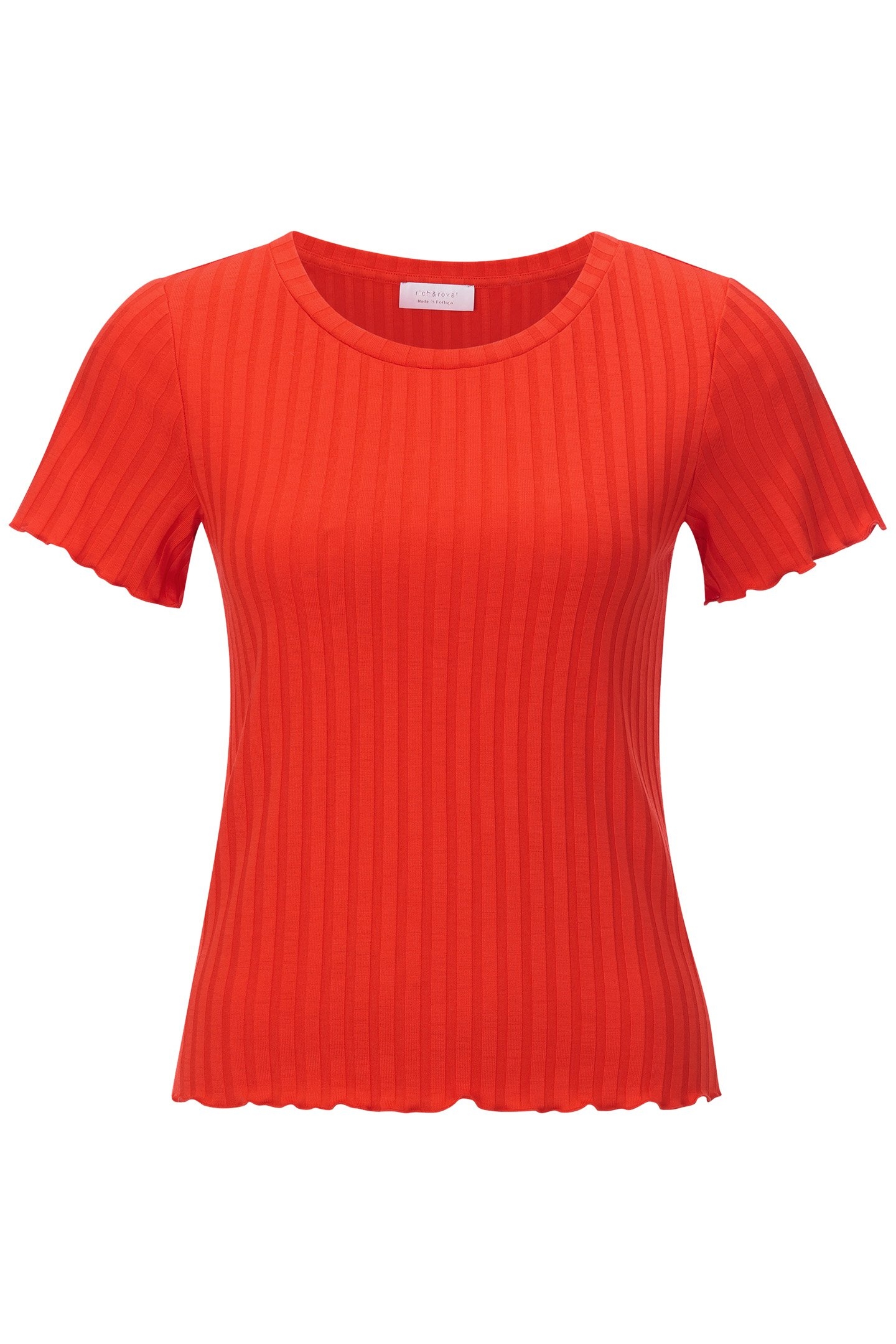 RIB T-SHIRT CHERRY TOMATO 3