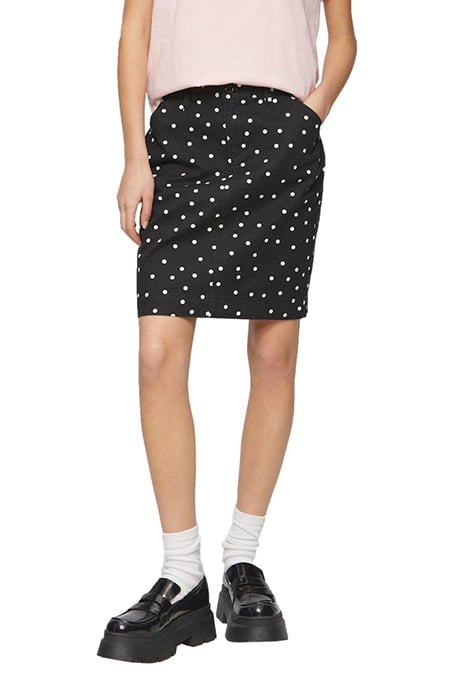 S.OLIVER-QS SKIRTS GREY/BLACK 1