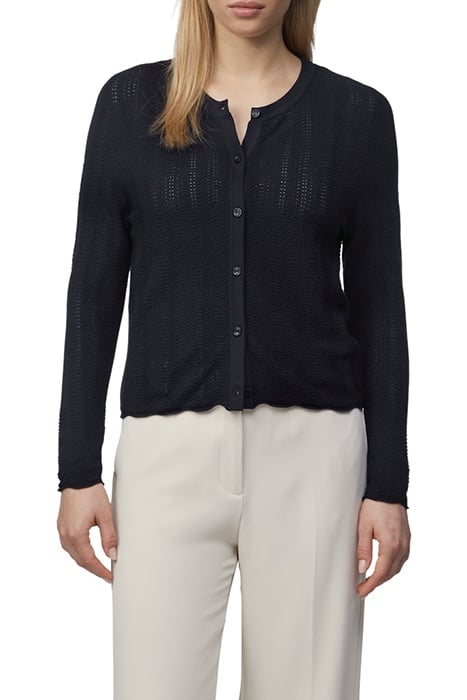 COMMA CARDIGAN DARK-BLUE 1