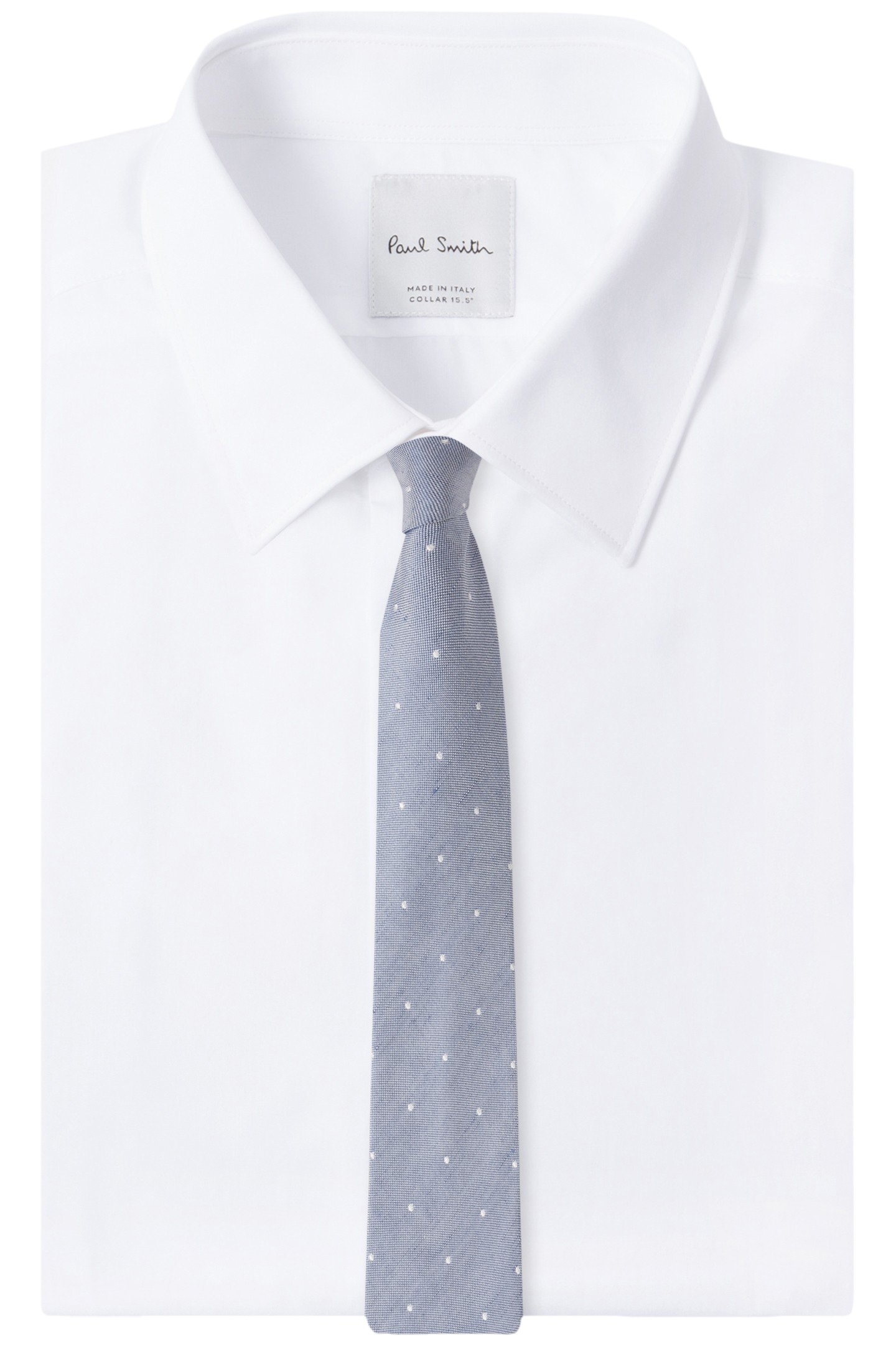 MEN TIE NARROW 6CM BLUE 4