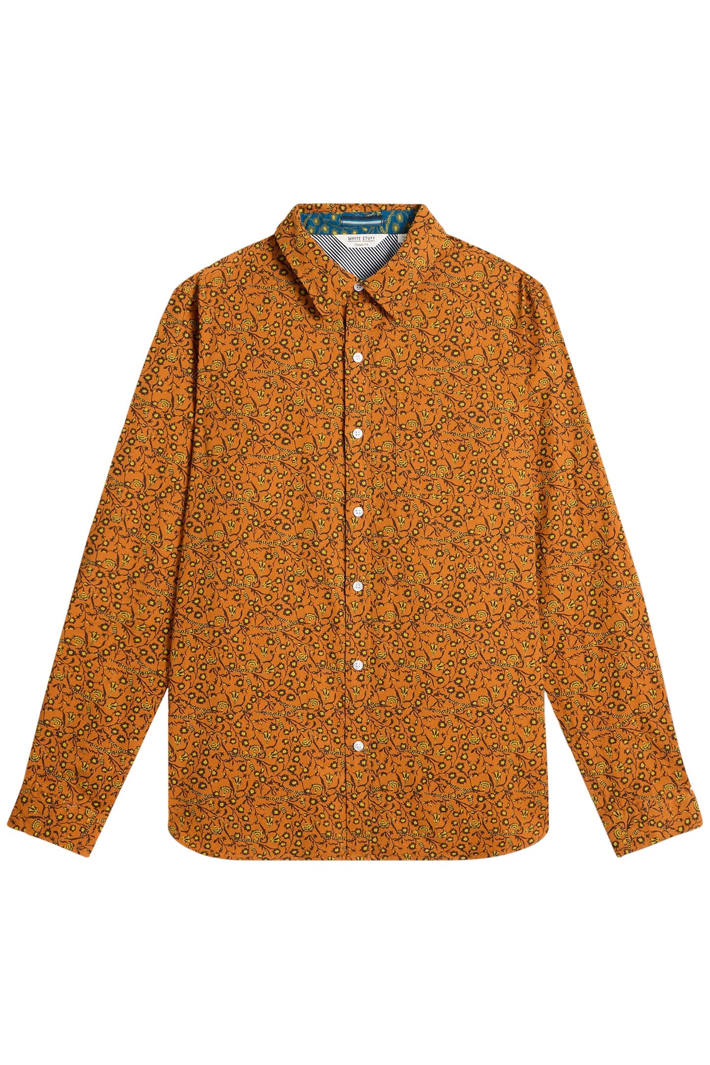 CLIMBING THORNS PRINTED SHIRT ORANGE MULTI 3