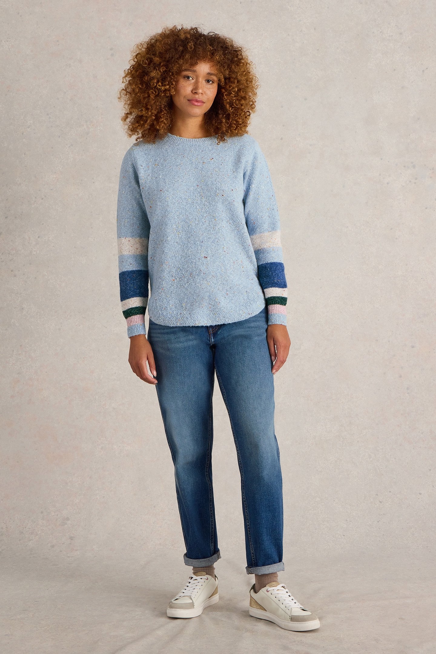 TALIA NEP JUMPER BLUE MULTI 1