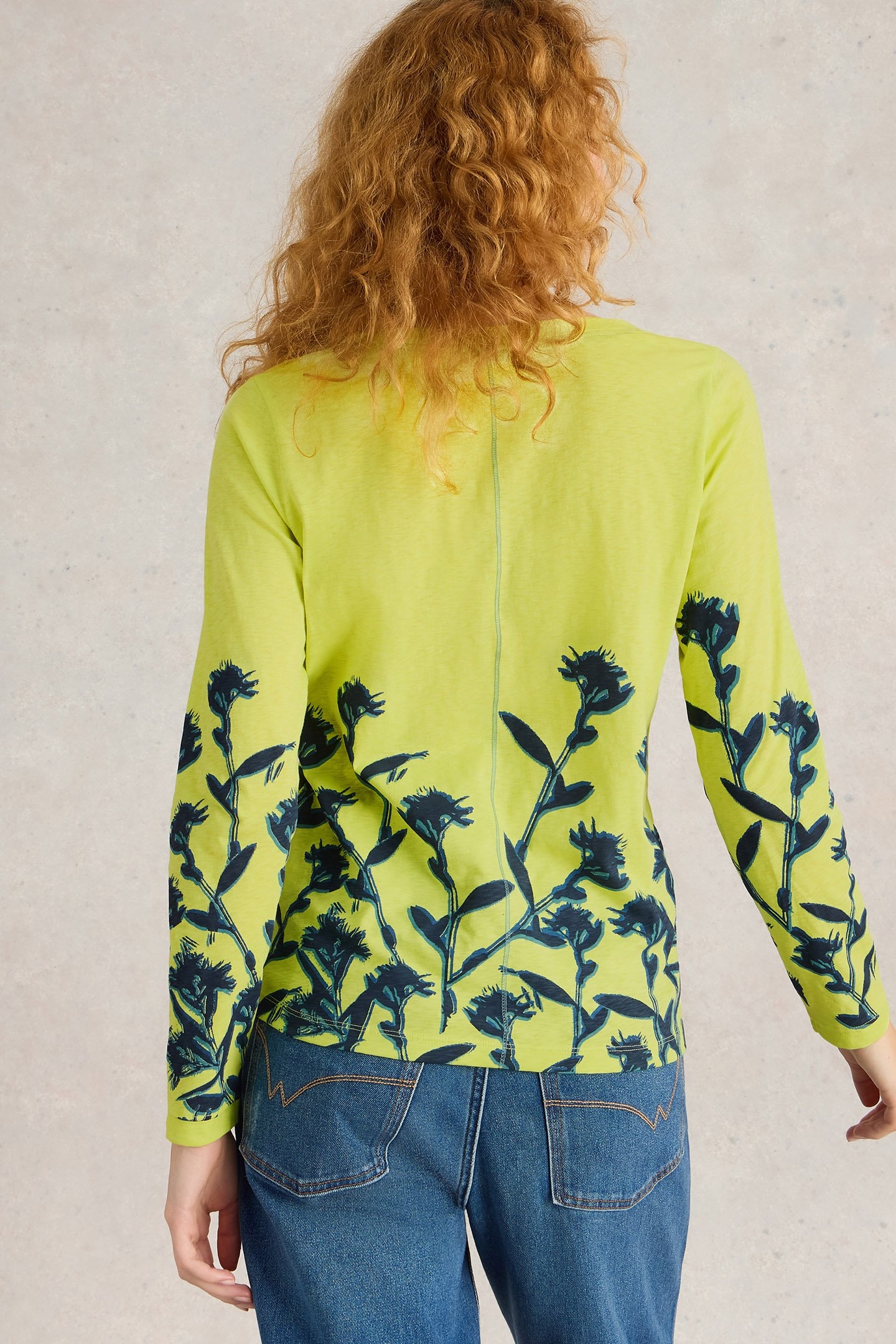 NELLY LS TEE YELLOW MULTI 2