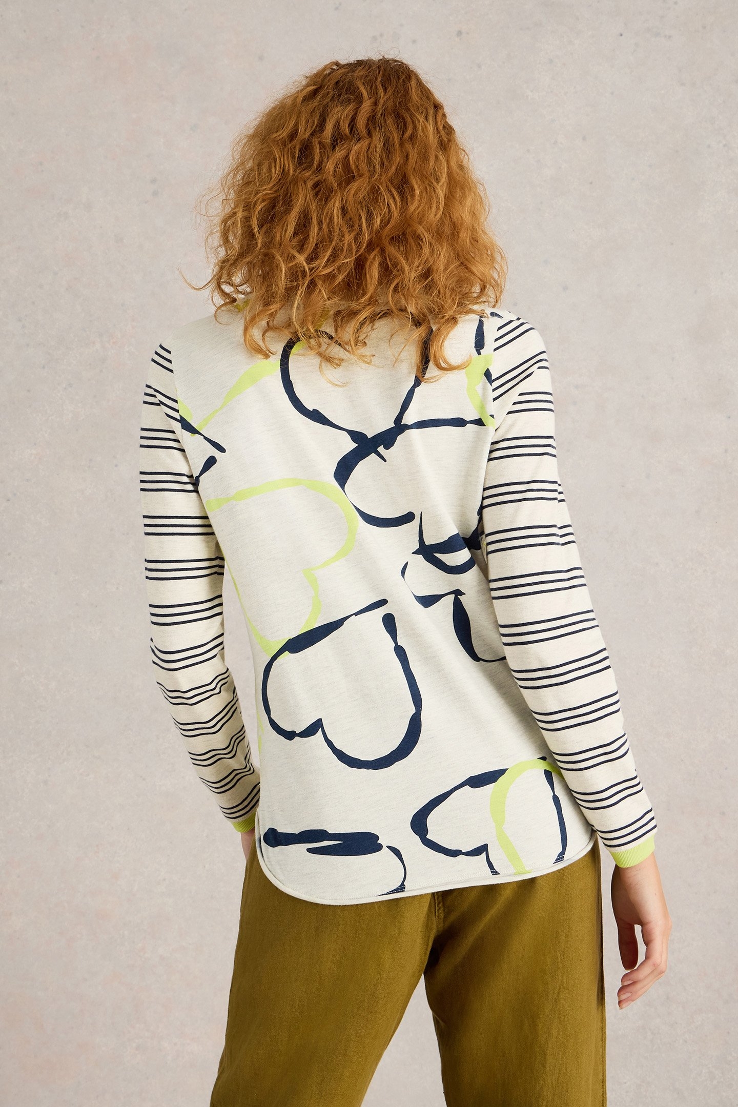 CLARA LS TEE NATURAL PRINT 2