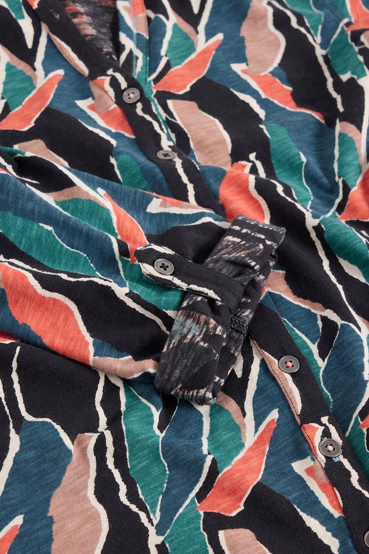 ANNIE JERSEY SHIRT NAVY PRINT 6