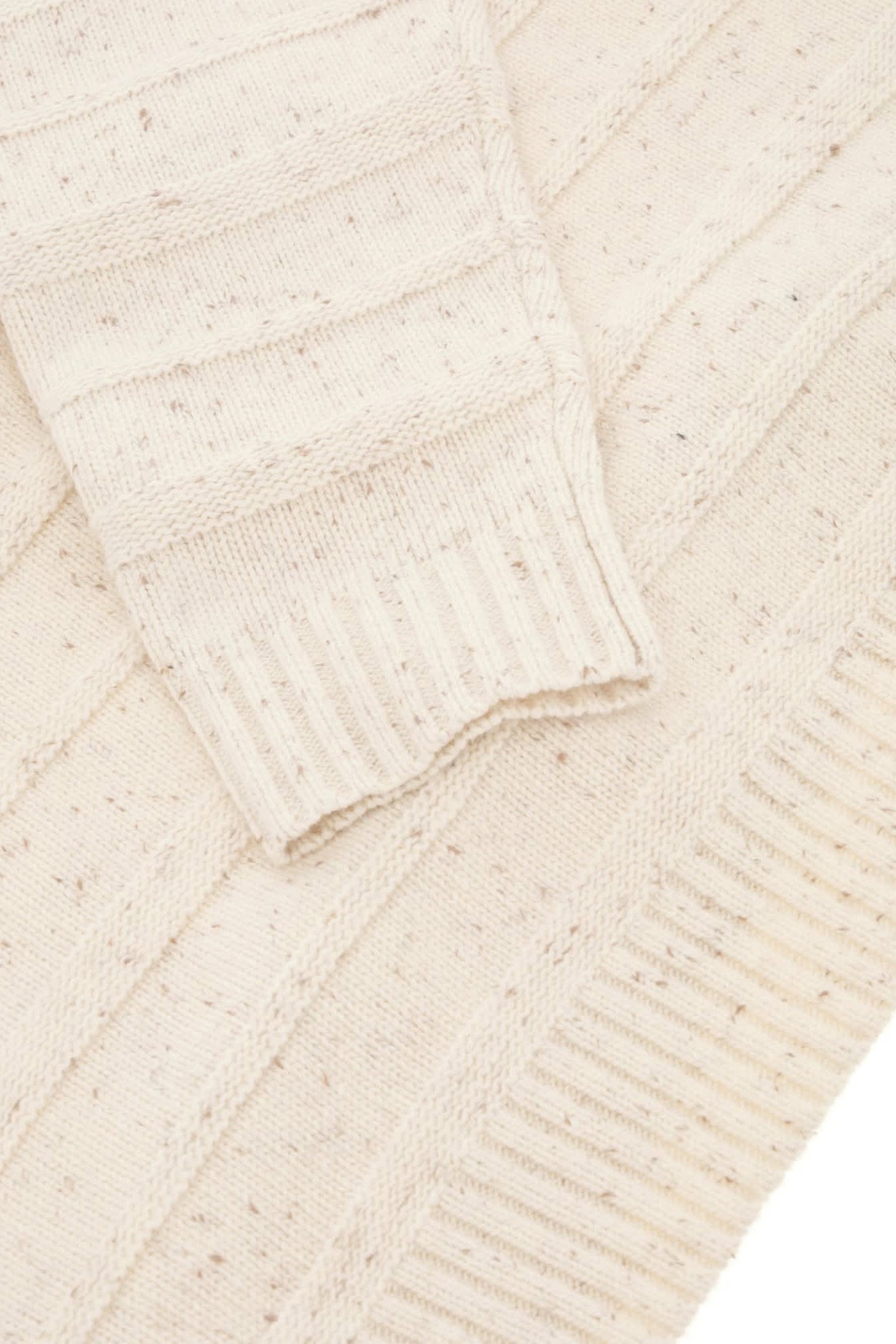 LS CN STITCH STRIPES WARM MILK 8