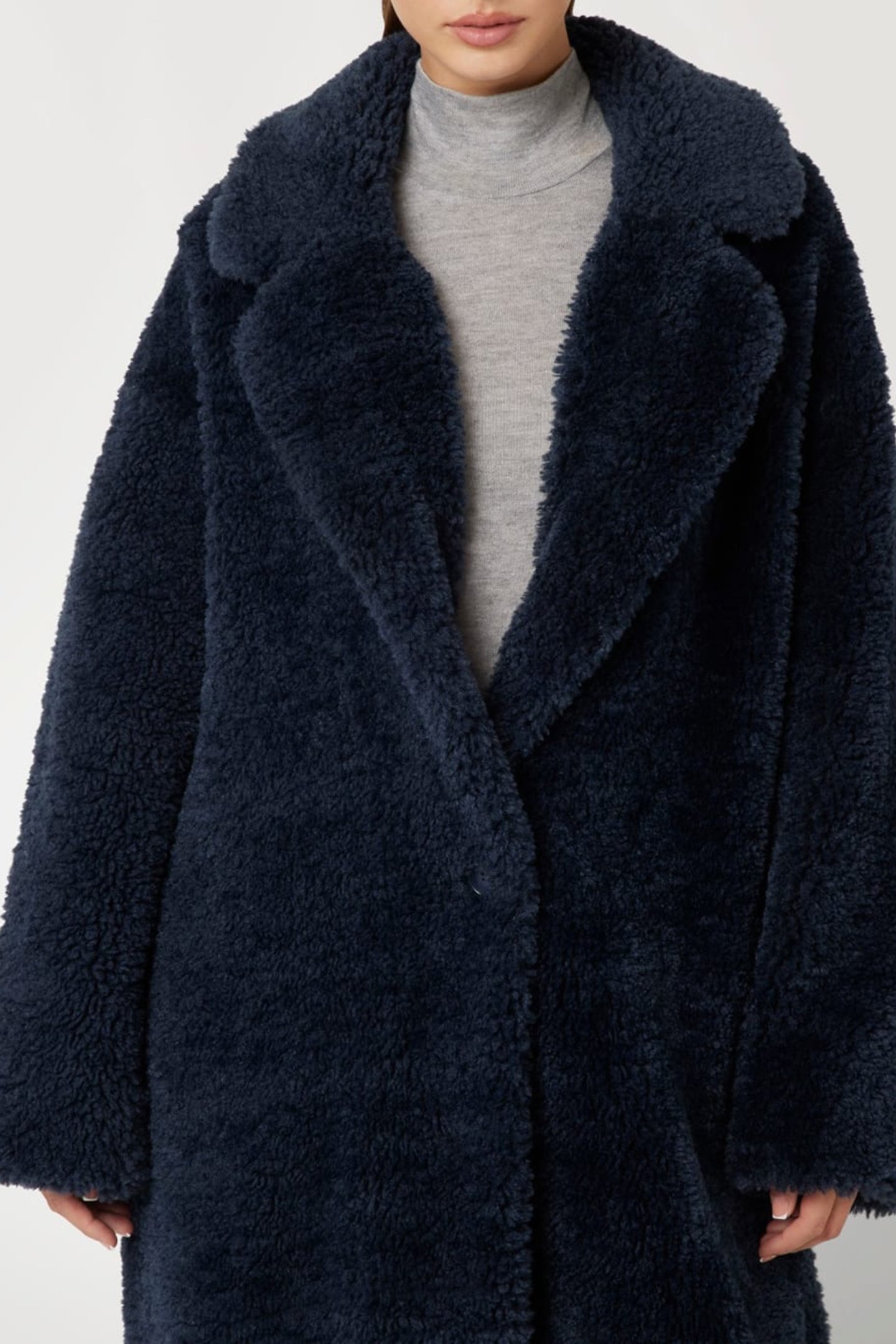 NEW ALINA LONG COAT SUITING BLUE 5