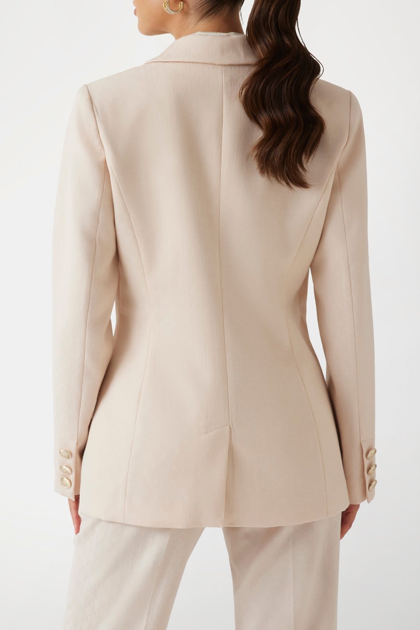 BLANCA BLAZER MUTED STONE MONOGRAM 2