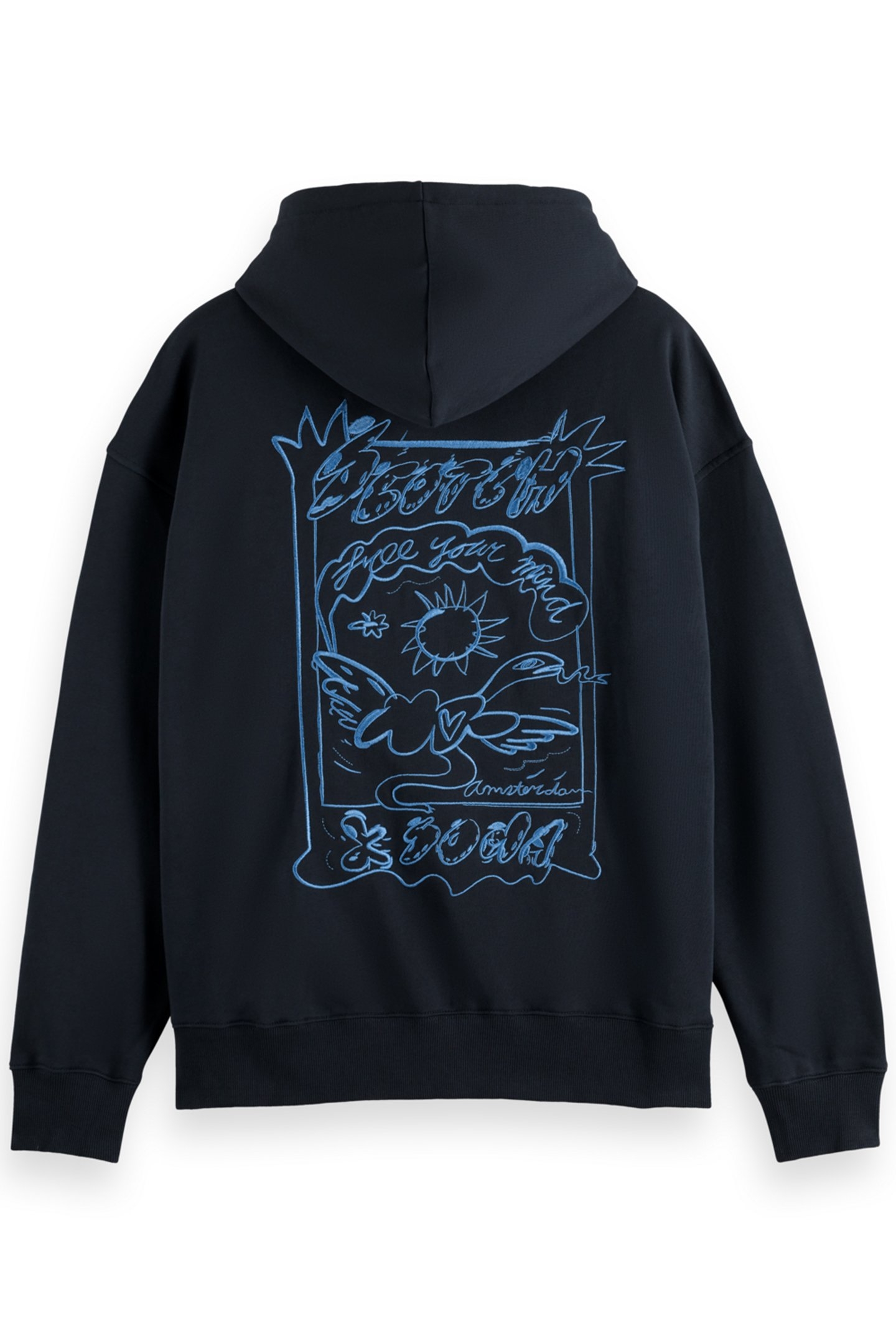 EMBROIDERED ARTWORK HOODIE NIGHT 4