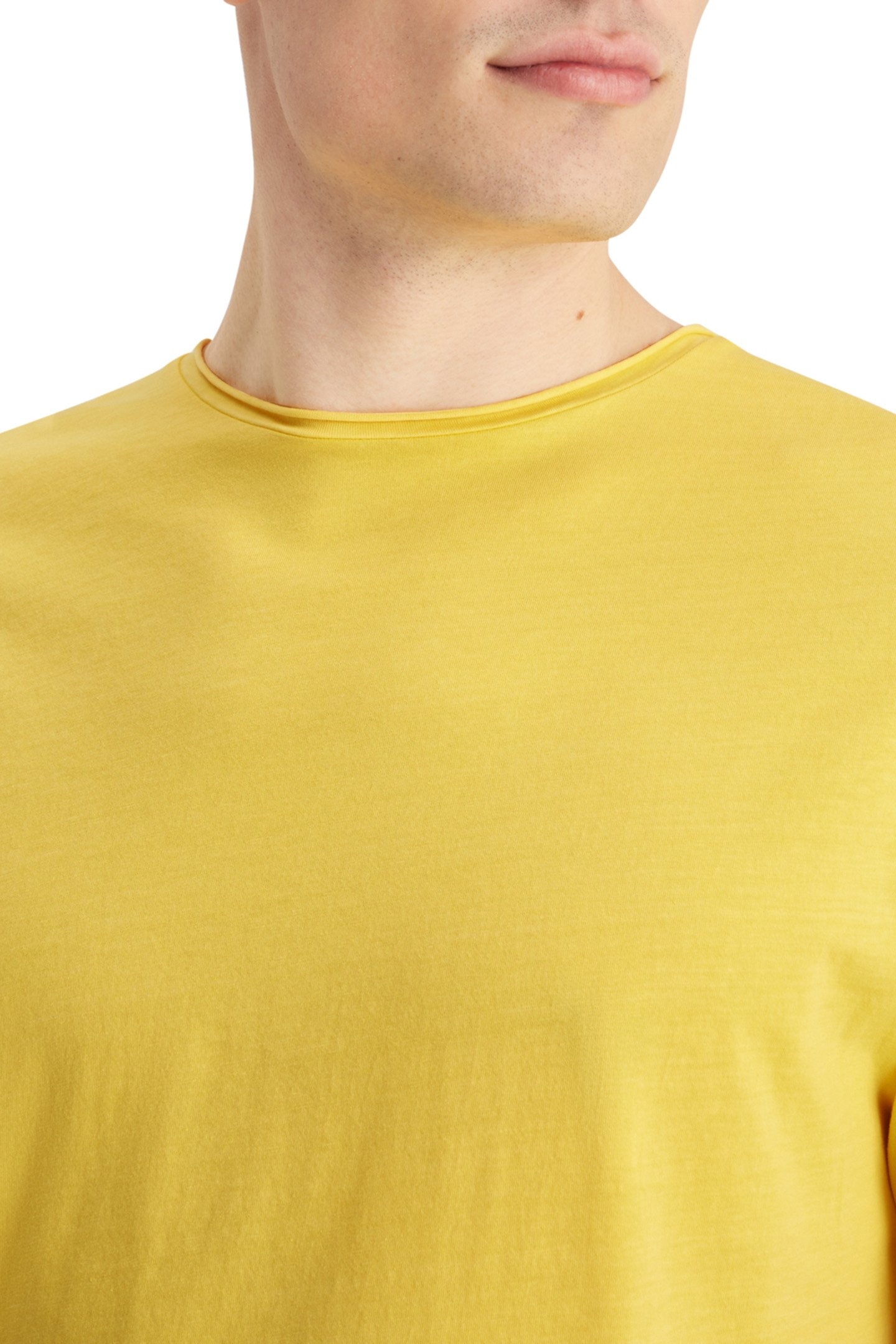 RELAXED FIT RAW EDGE T-SHIRT CANDLELIGHT 7