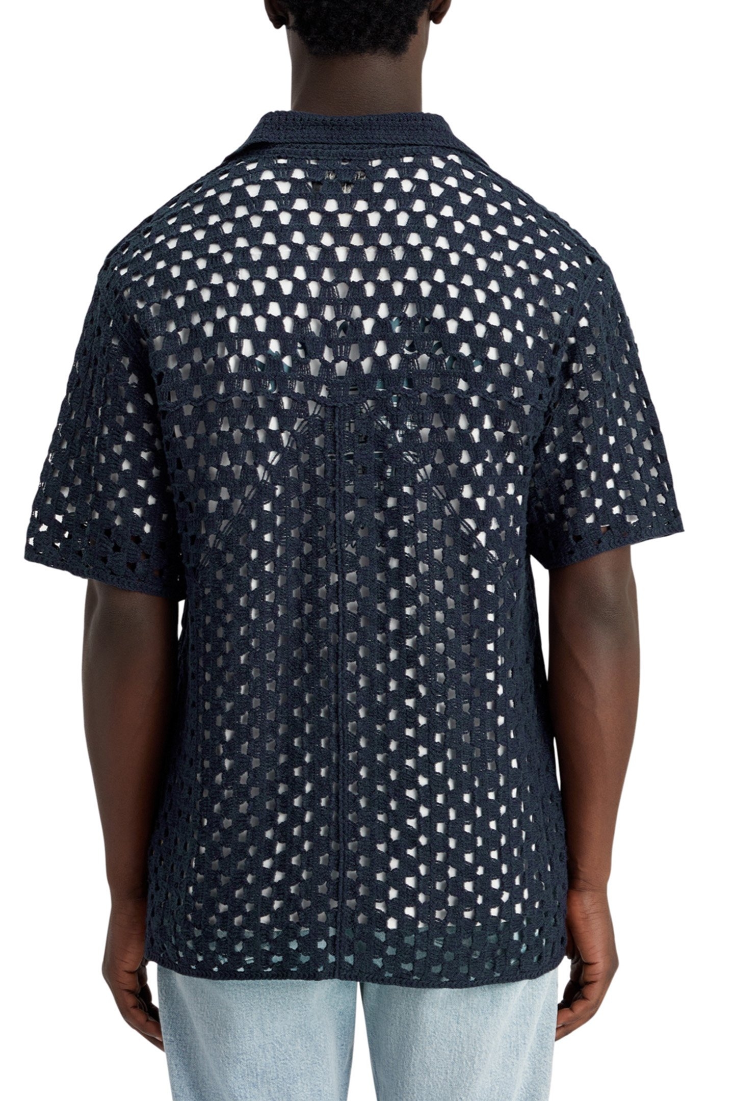 CROCHET KNITTED POLO SHORT SLEEVE NIGHT 2