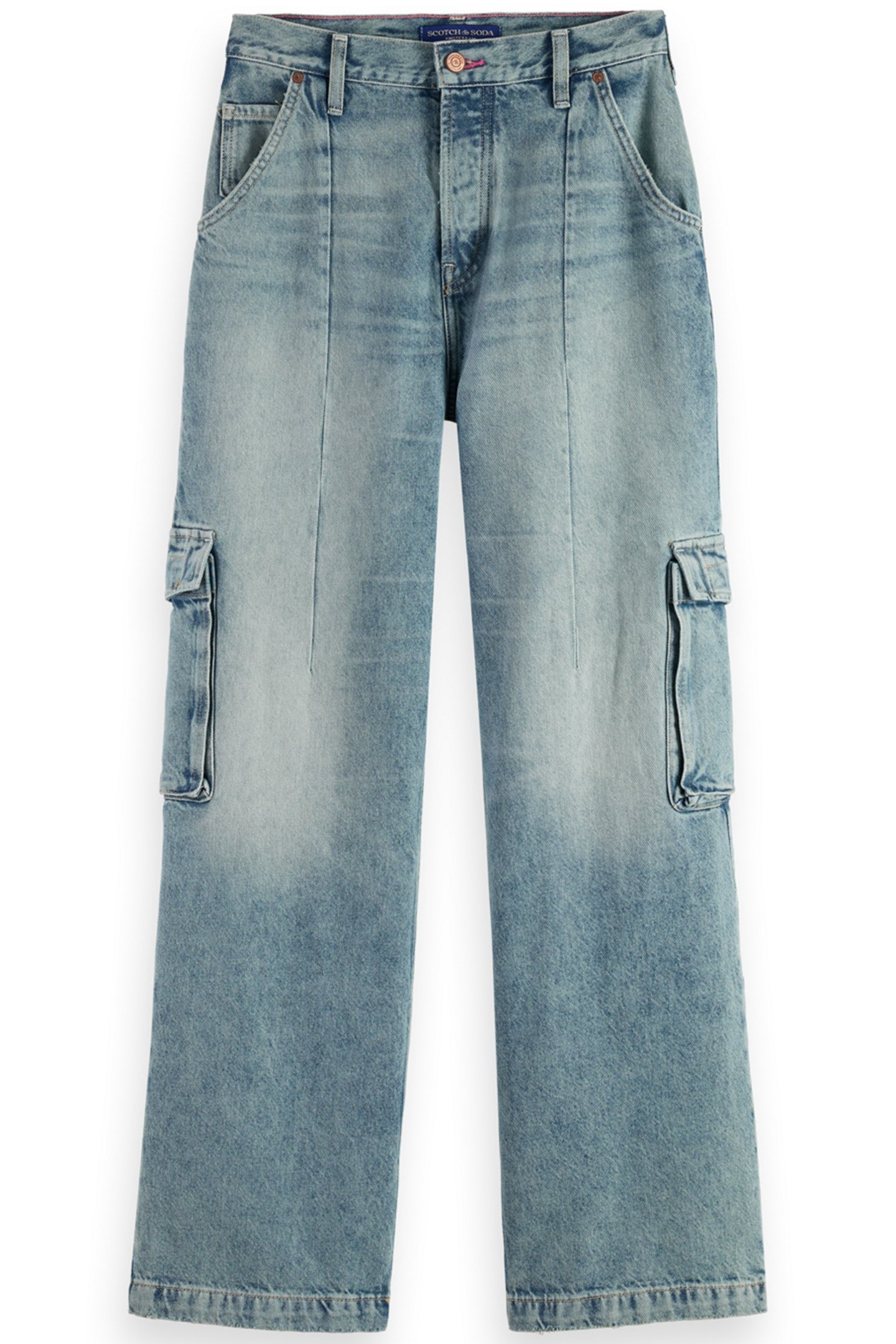 THE DEEP LOW RISE LOOSE CARGO JEANS -ROLLING ROAD 4