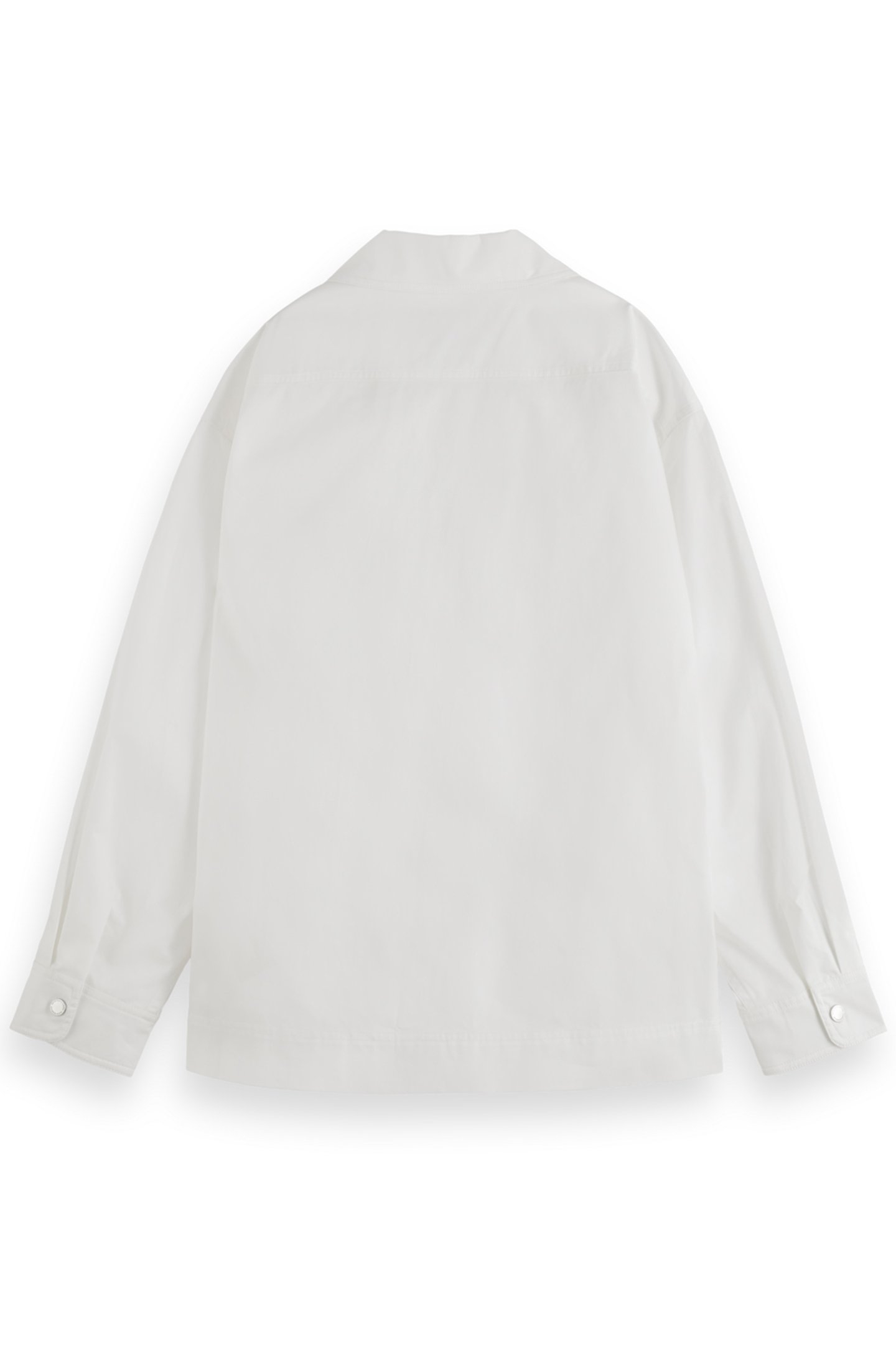 UTILITY SHIRT WITH ZIP WHITE 2