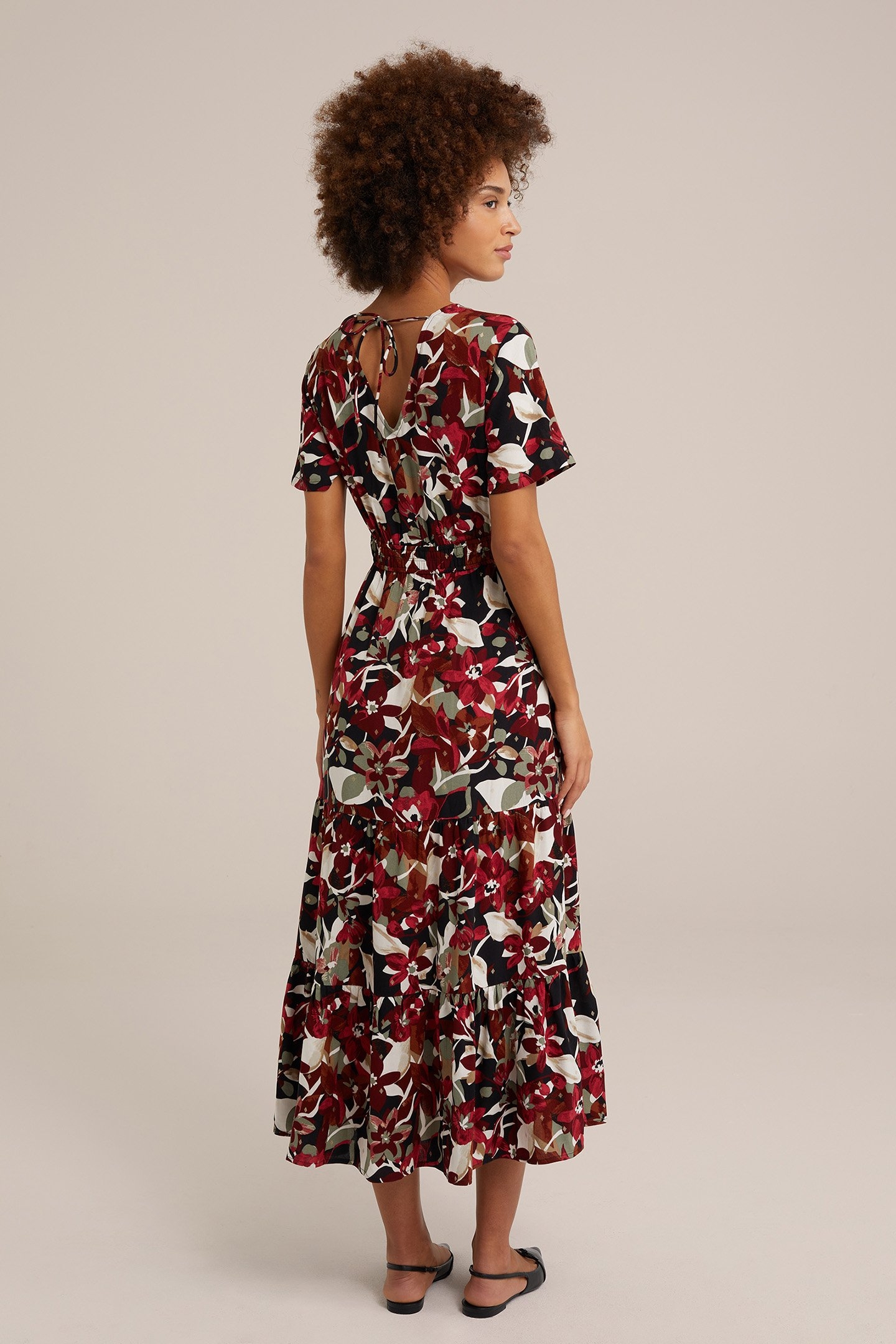 DRESS MAXI LENGTH MULTI-COLOURED 2