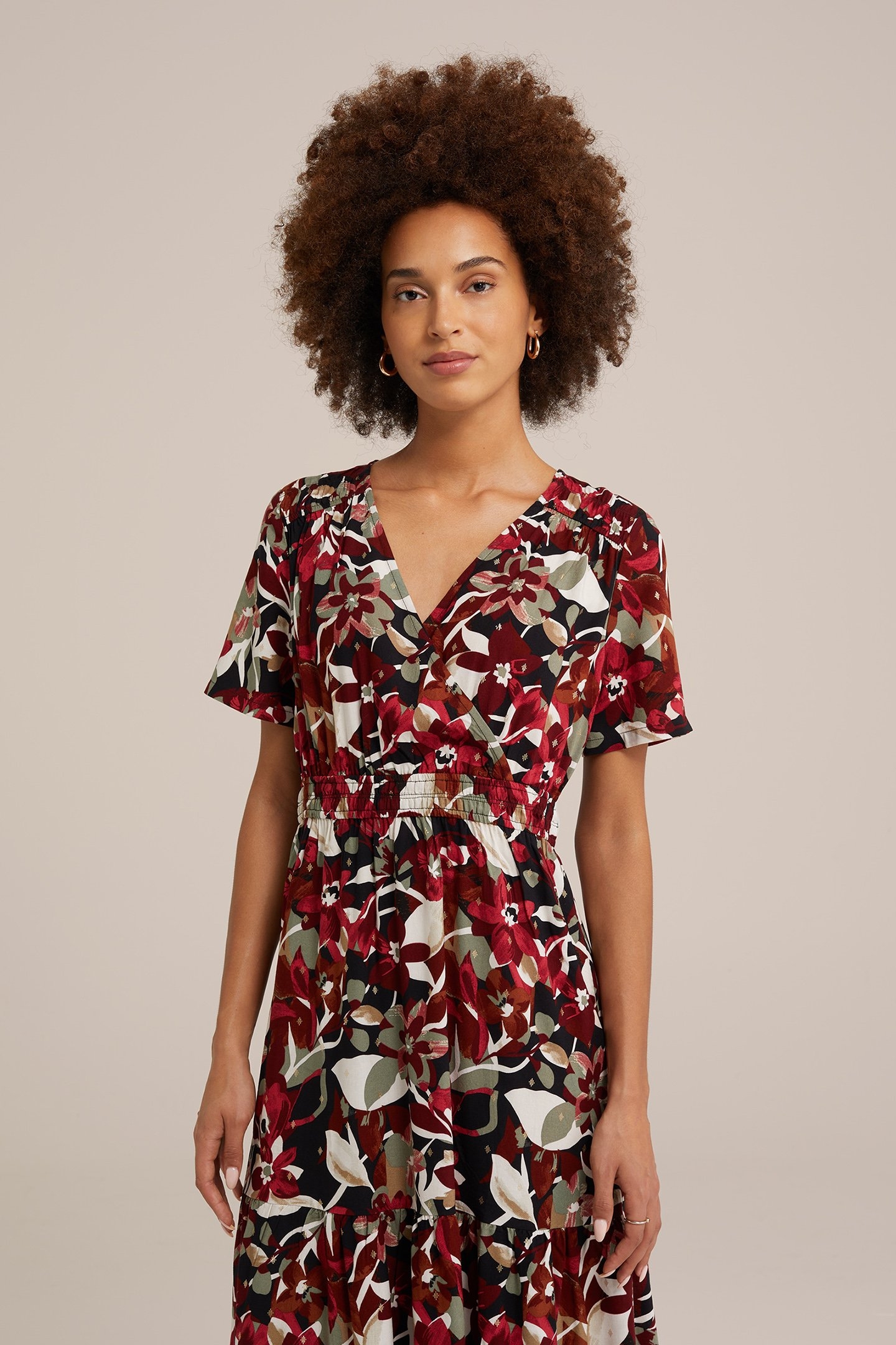 DRESS MAXI LENGTH MULTI-COLOURED 4