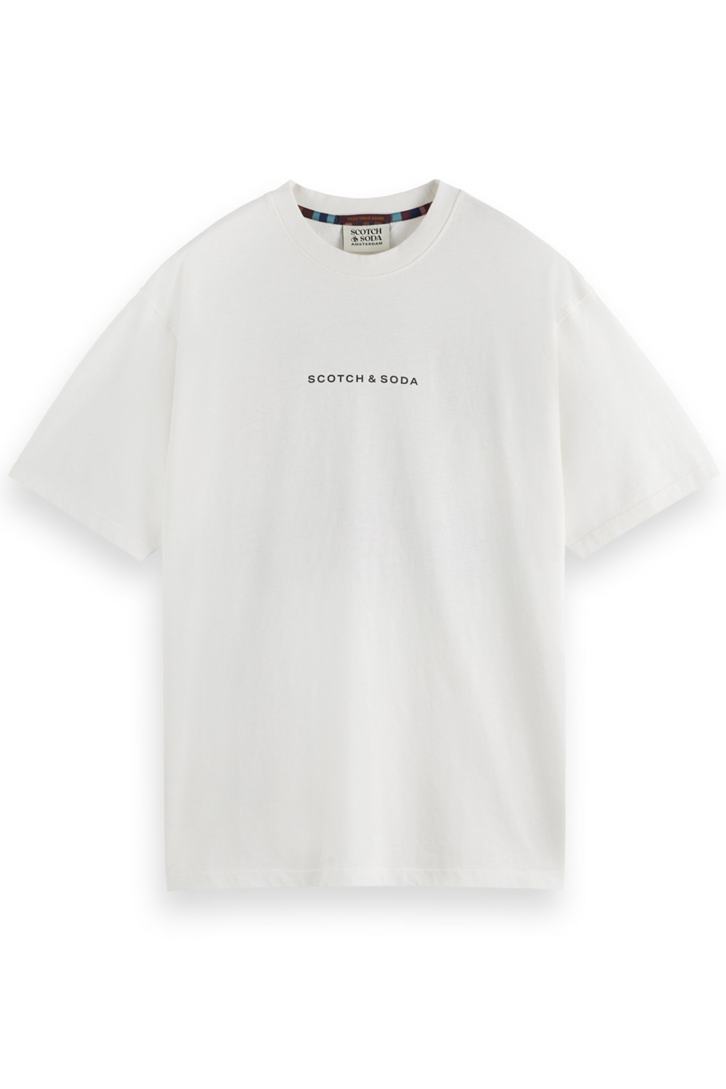 RELAXED FIT FRONT BACK ARTWORK T-SHIRT WHITE 1