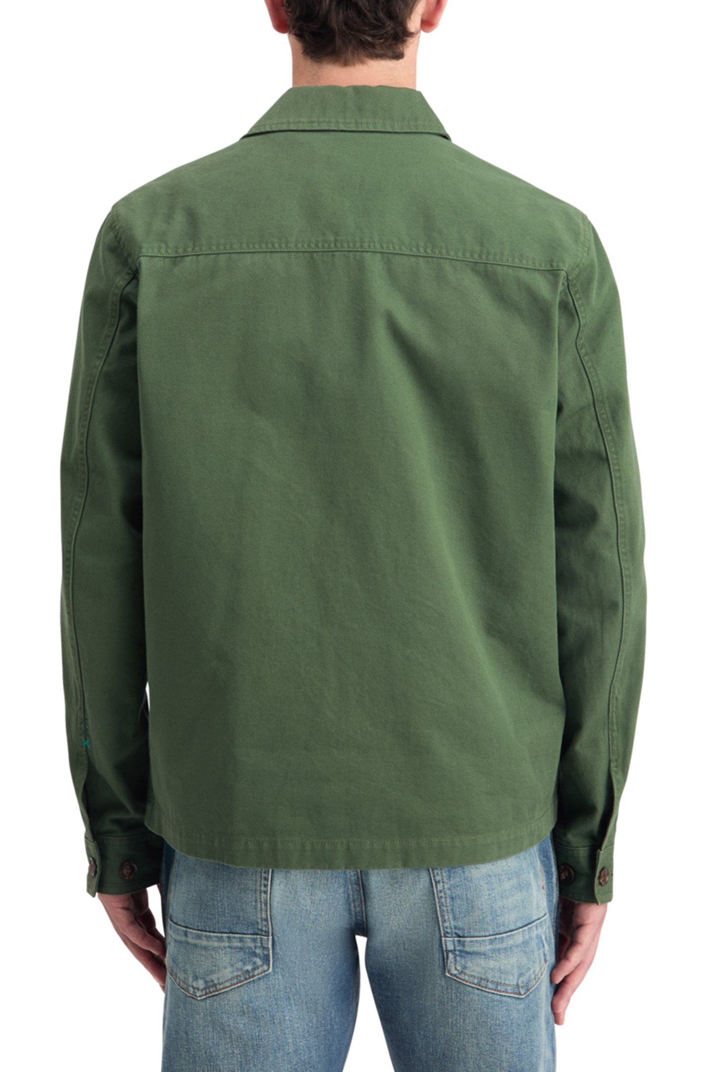 HEAVY TWILL WORKER JACKET PINE GREEN 2