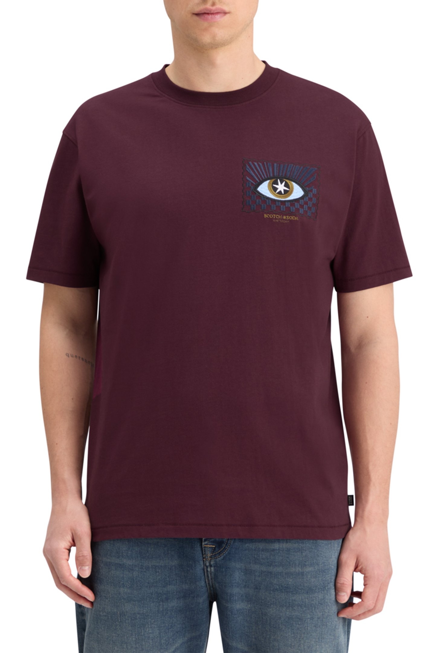 ELEVATED ARTWORK T-SHIRT DARK GRAPE 1
