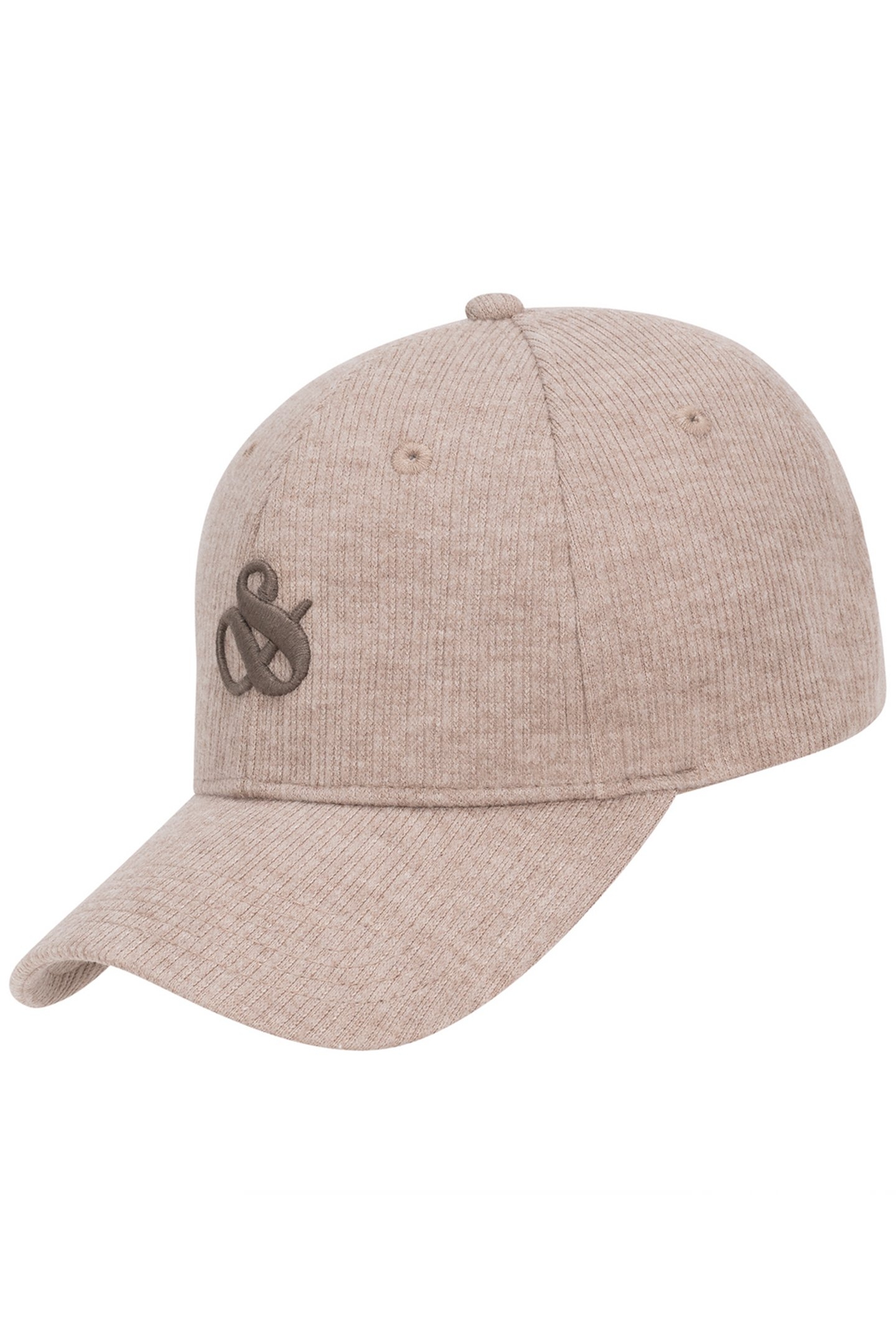 UNISEX S&S BRUSHED RIBBED CAP DARK BROWN 4