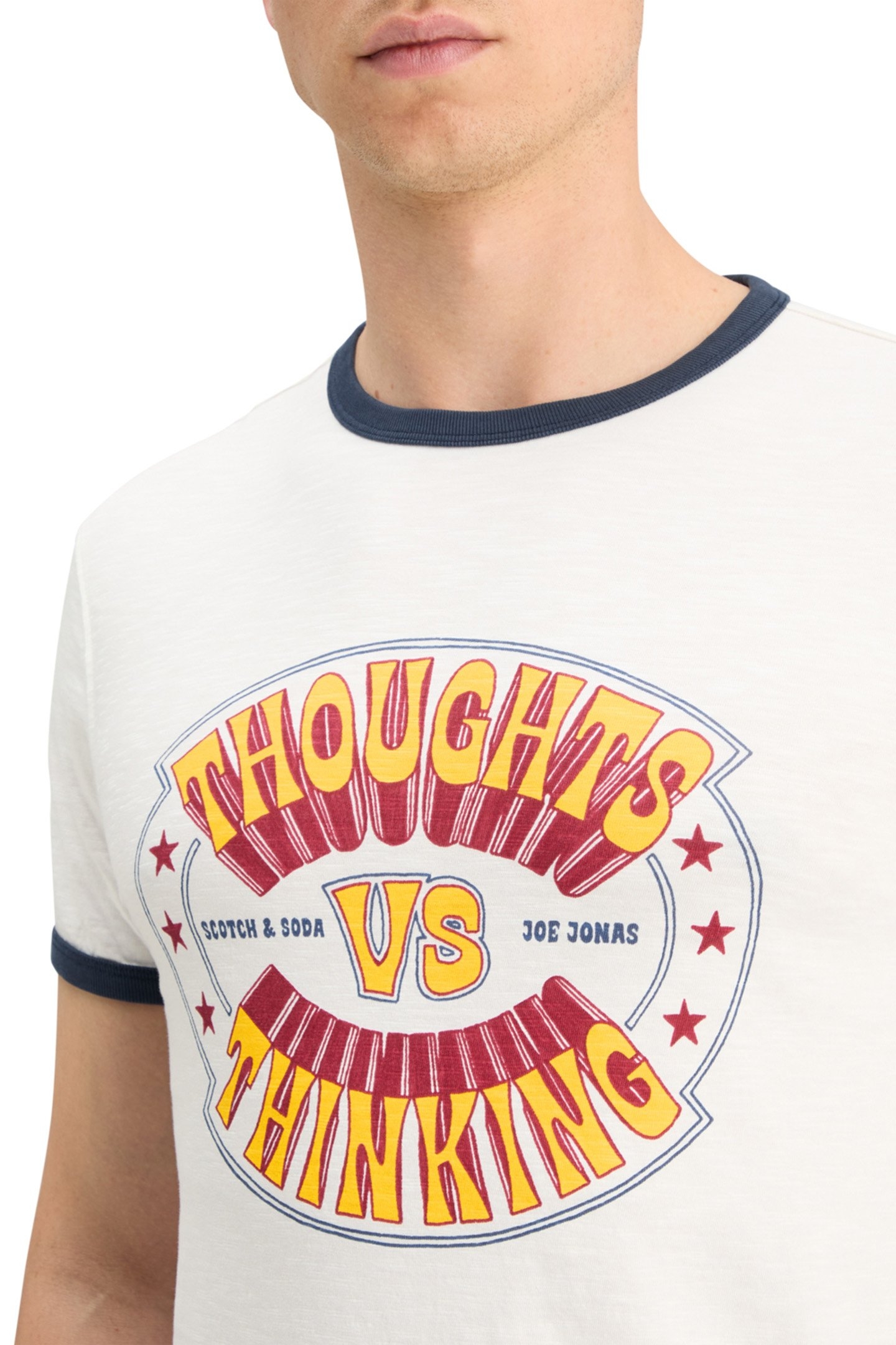 JOE JONAS X SCOTCH SODA RINGER T-SHIRT SWAN 6