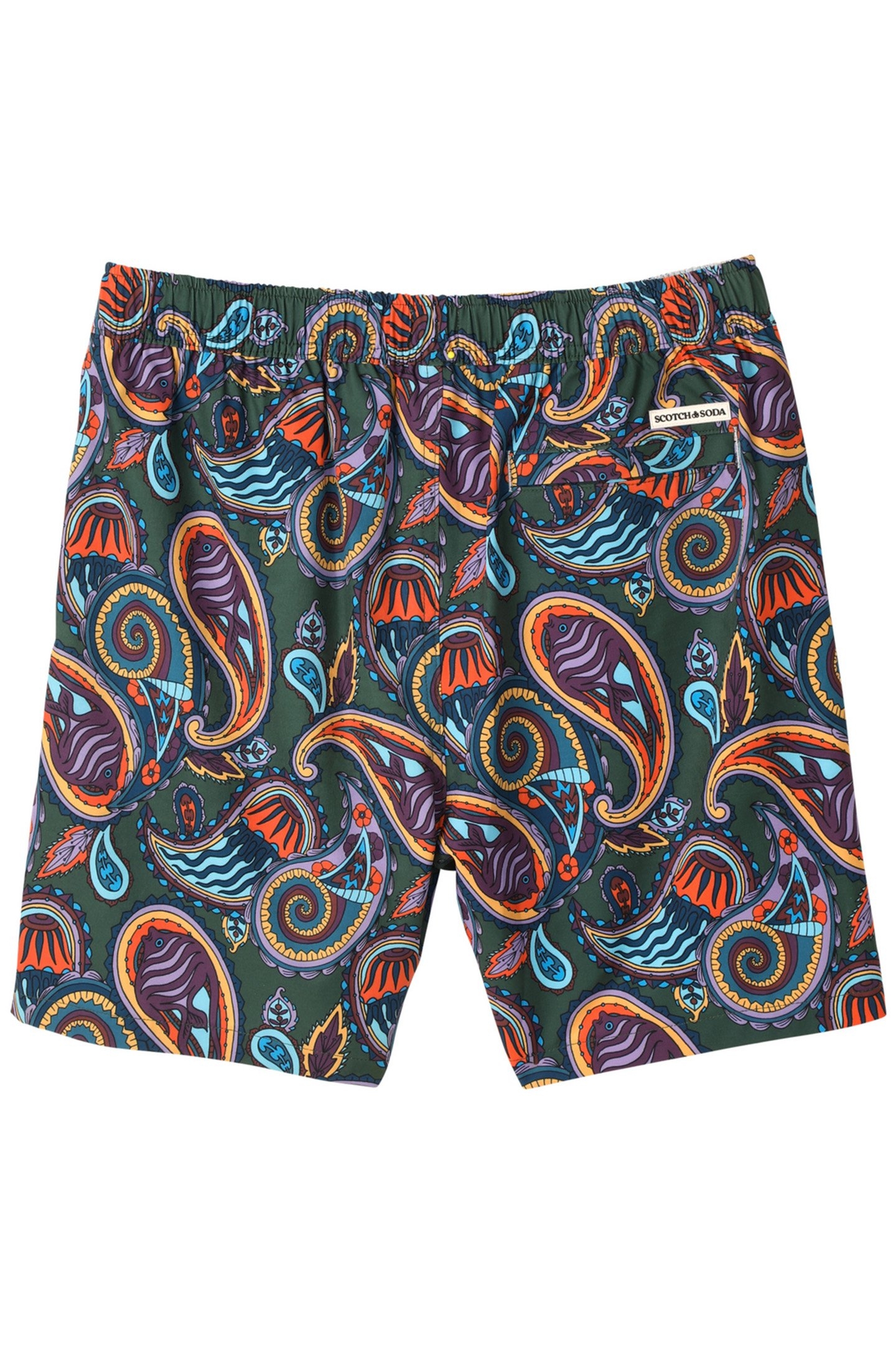 MIAMI ICE SWIM TRUNK DARK GREEN 2