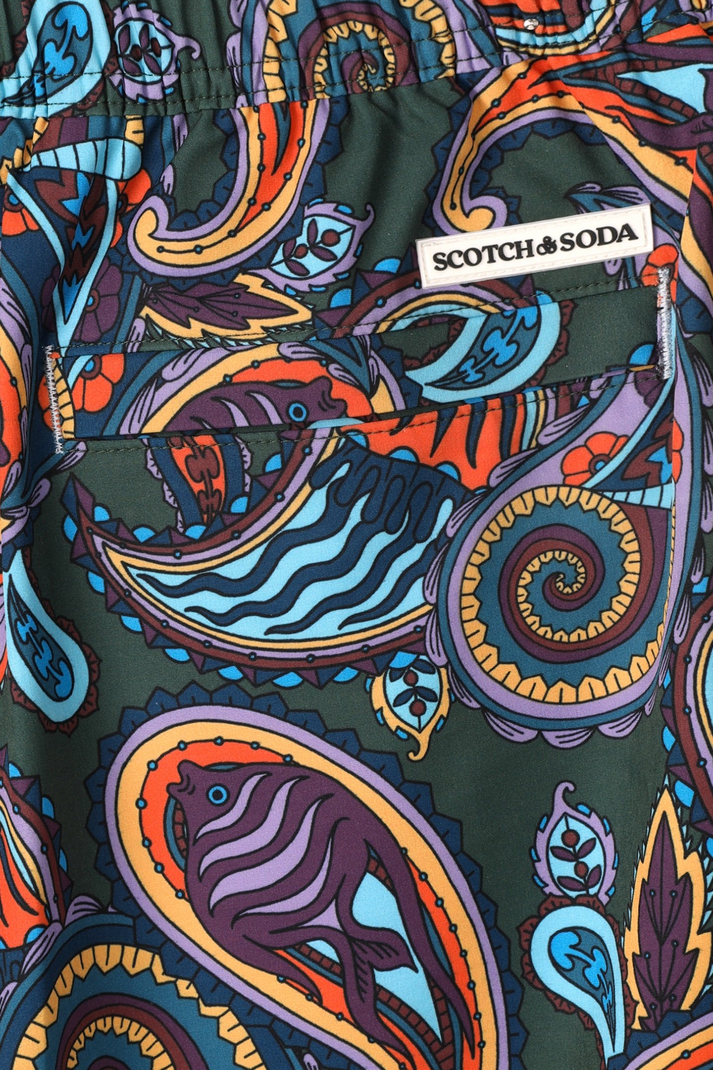 MIAMI ICE SWIM TRUNK DARK GREEN 6