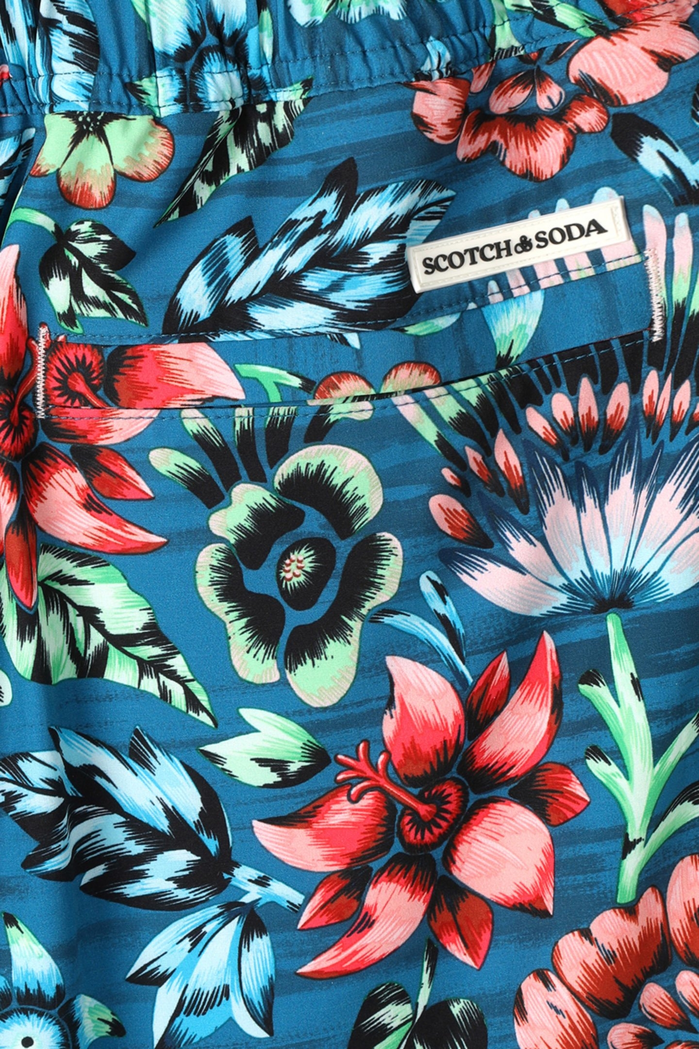 FULL BLOOM SWIM TRUNK INDUSTRIAL BLUE 6