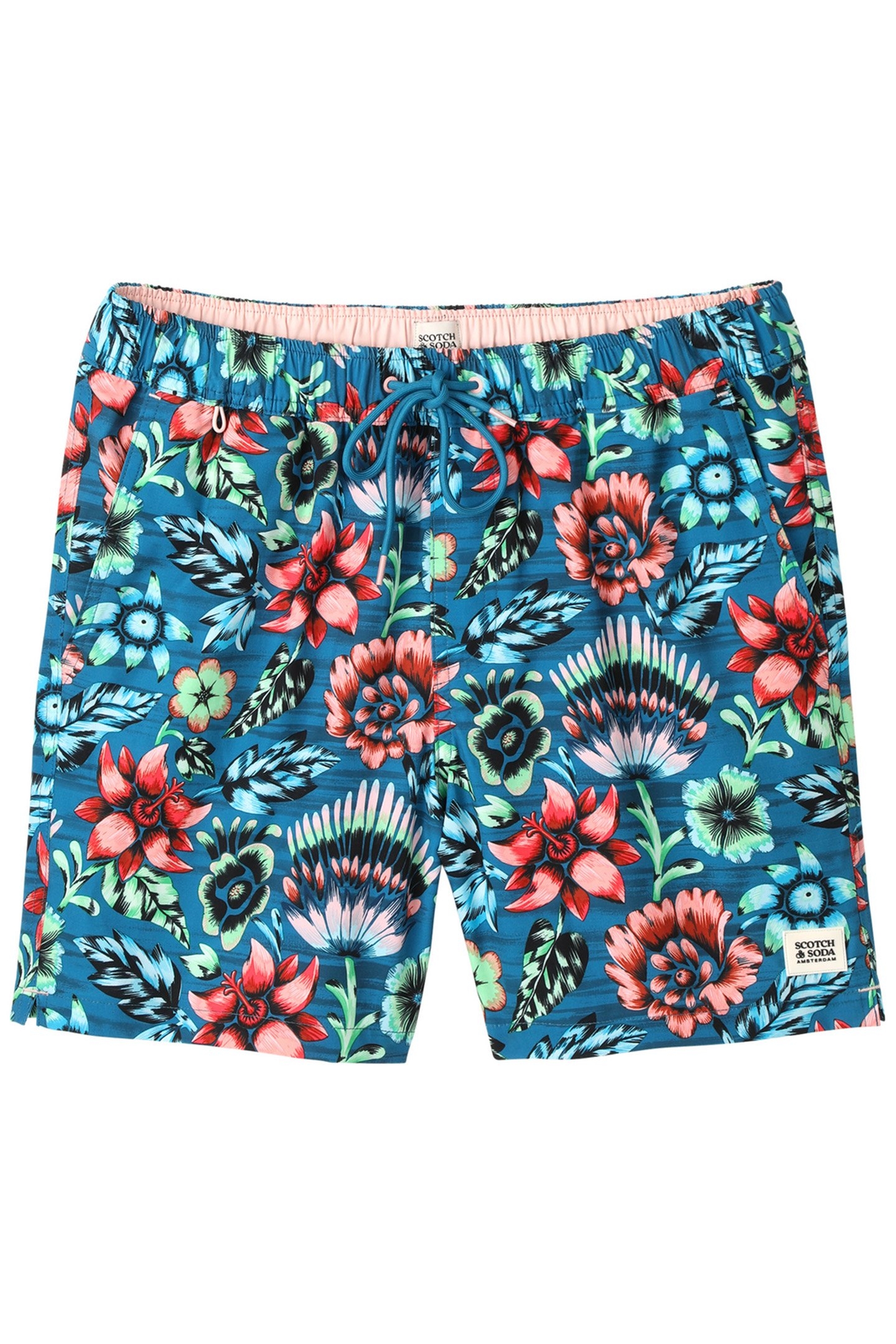 FULL BLOOM SWIM TRUNK INDUSTRIAL BLUE 1