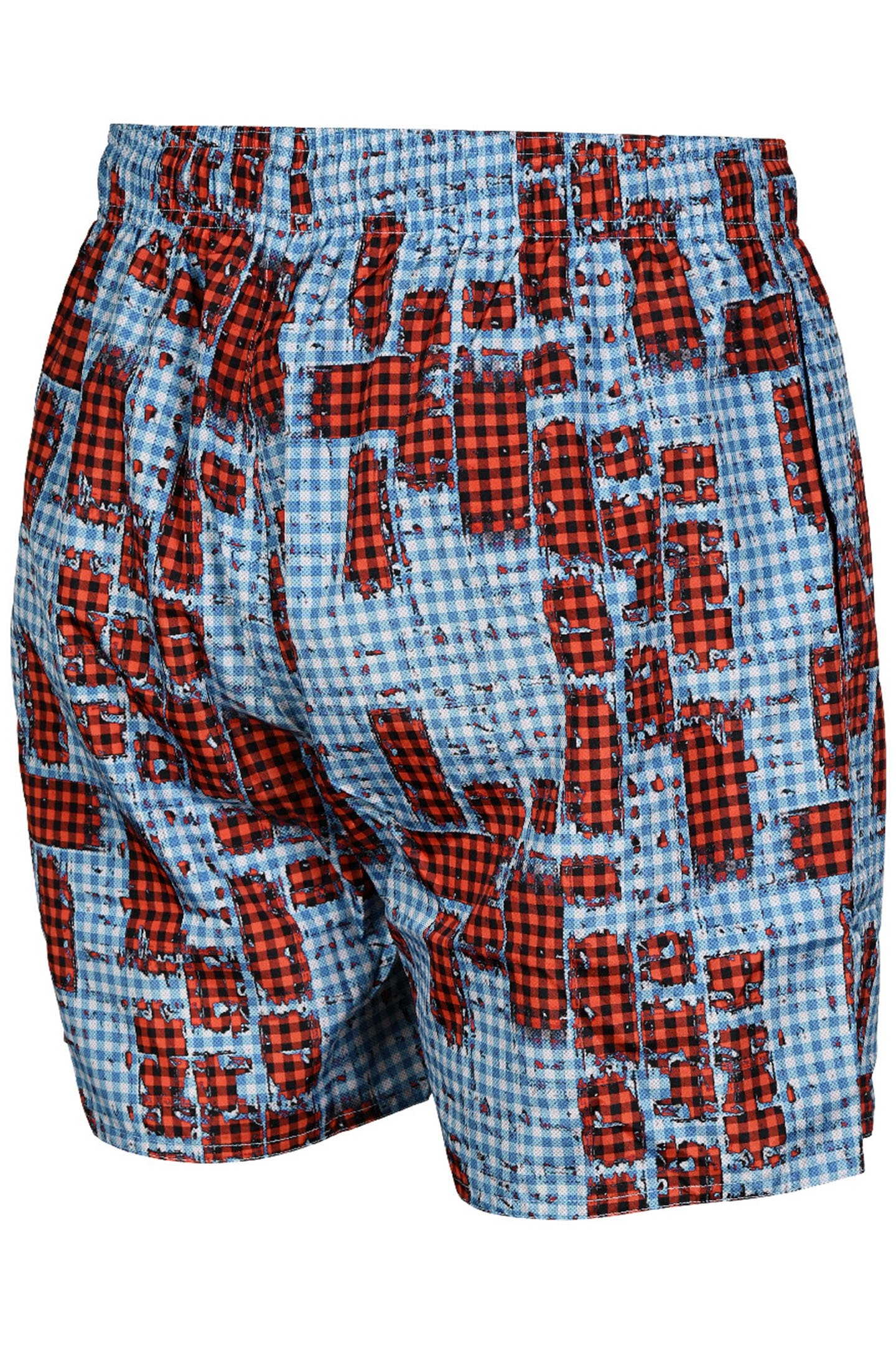 MEN'S BEACH BOXER ALLOVER RED MULTI 7