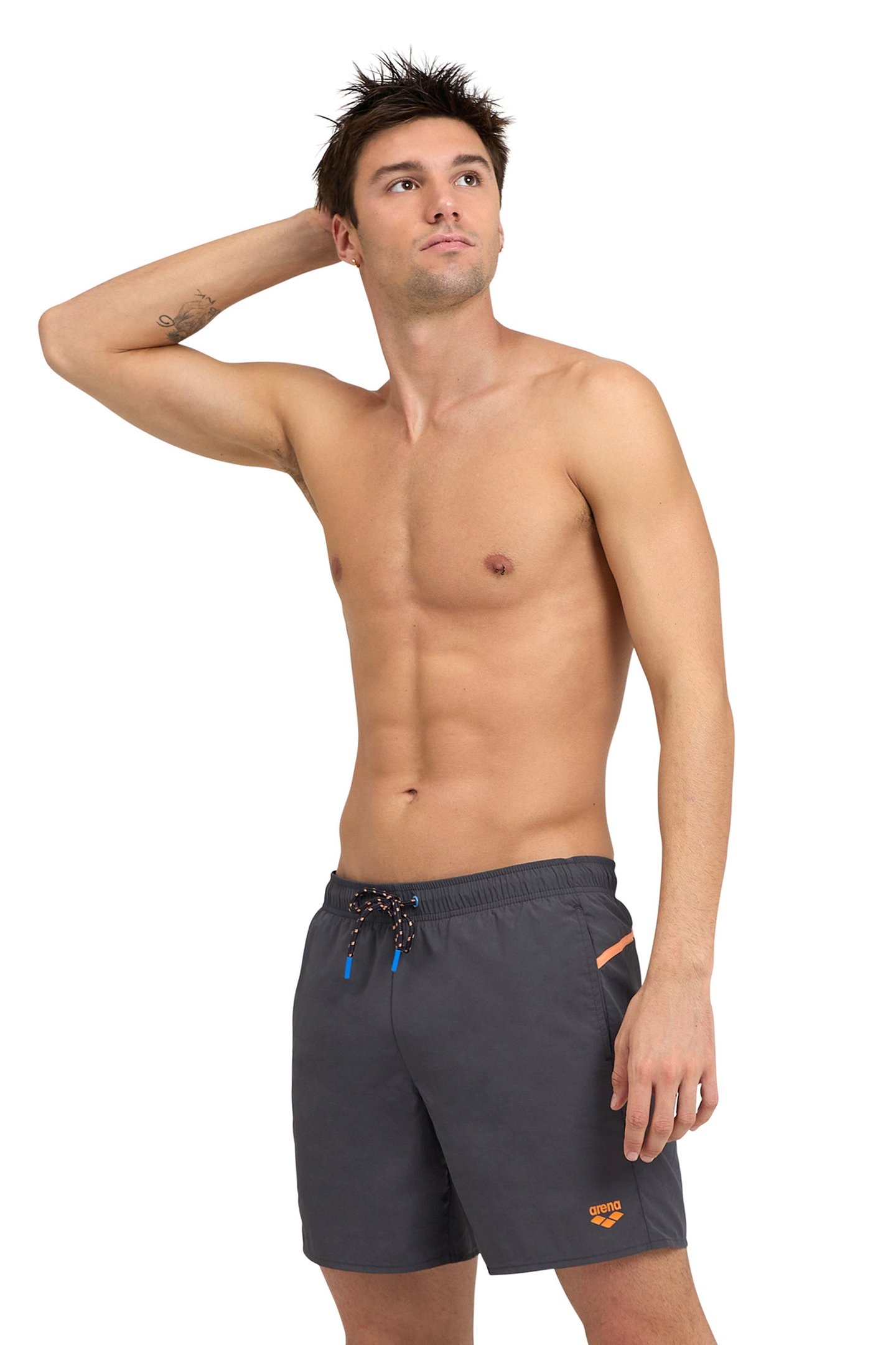 MEN'S ARENA PRO_FILE BEACH BOXER ASPHALT-NESPOLA 1