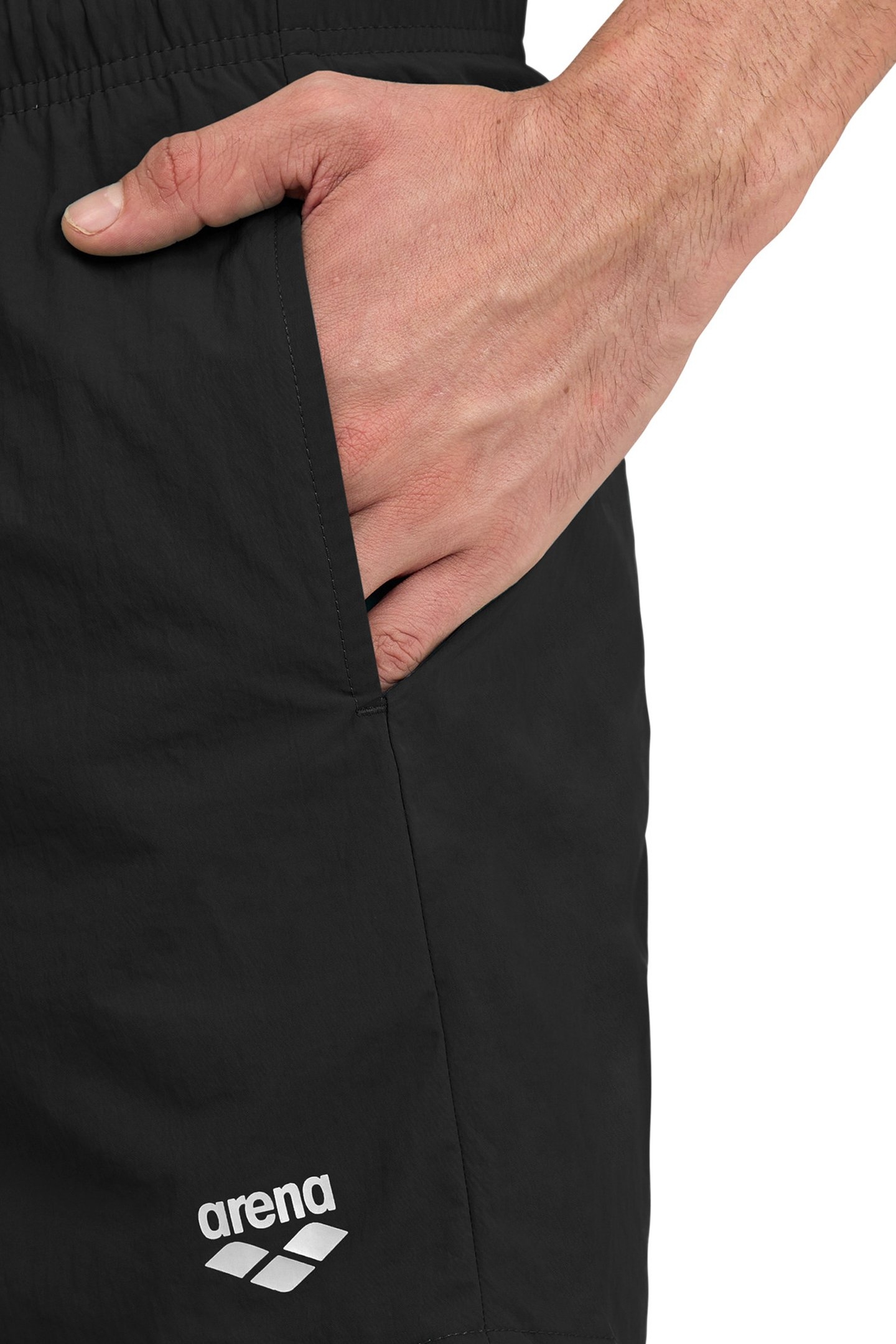 MEN'S ARENA PRO_FILE BEACH SHORT BLACK-WHITE 4