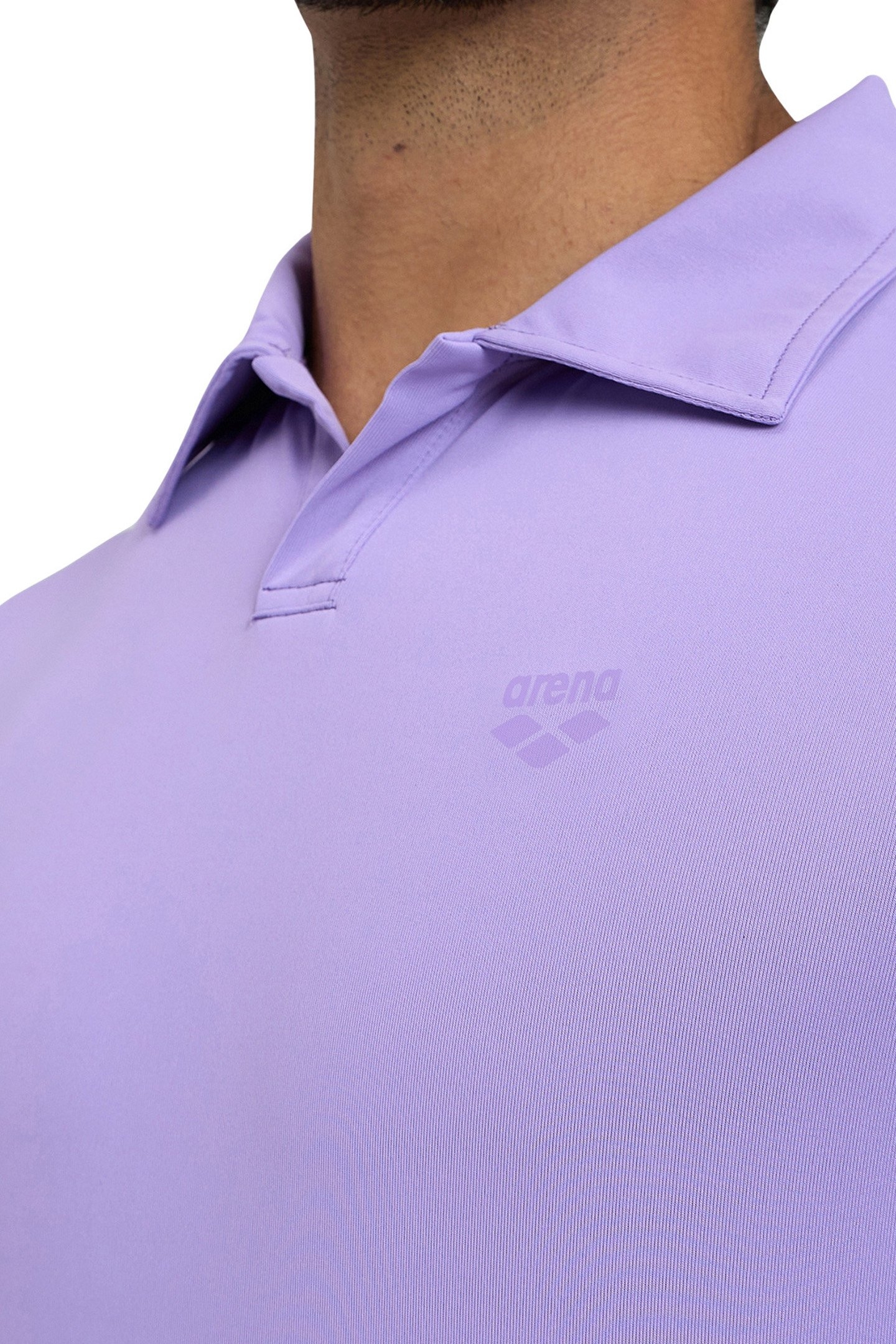MEN'S POLOSHIRT SOLID LAVANDA-DARK LAVANDA 5